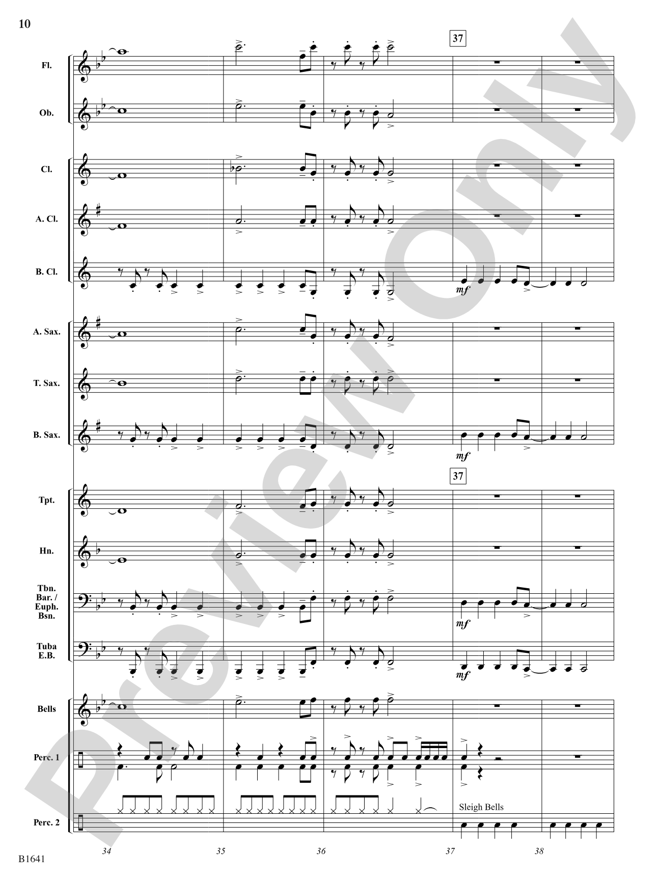 Jolly Rockin' Nicholas: Concert Band Conductor Score & Parts