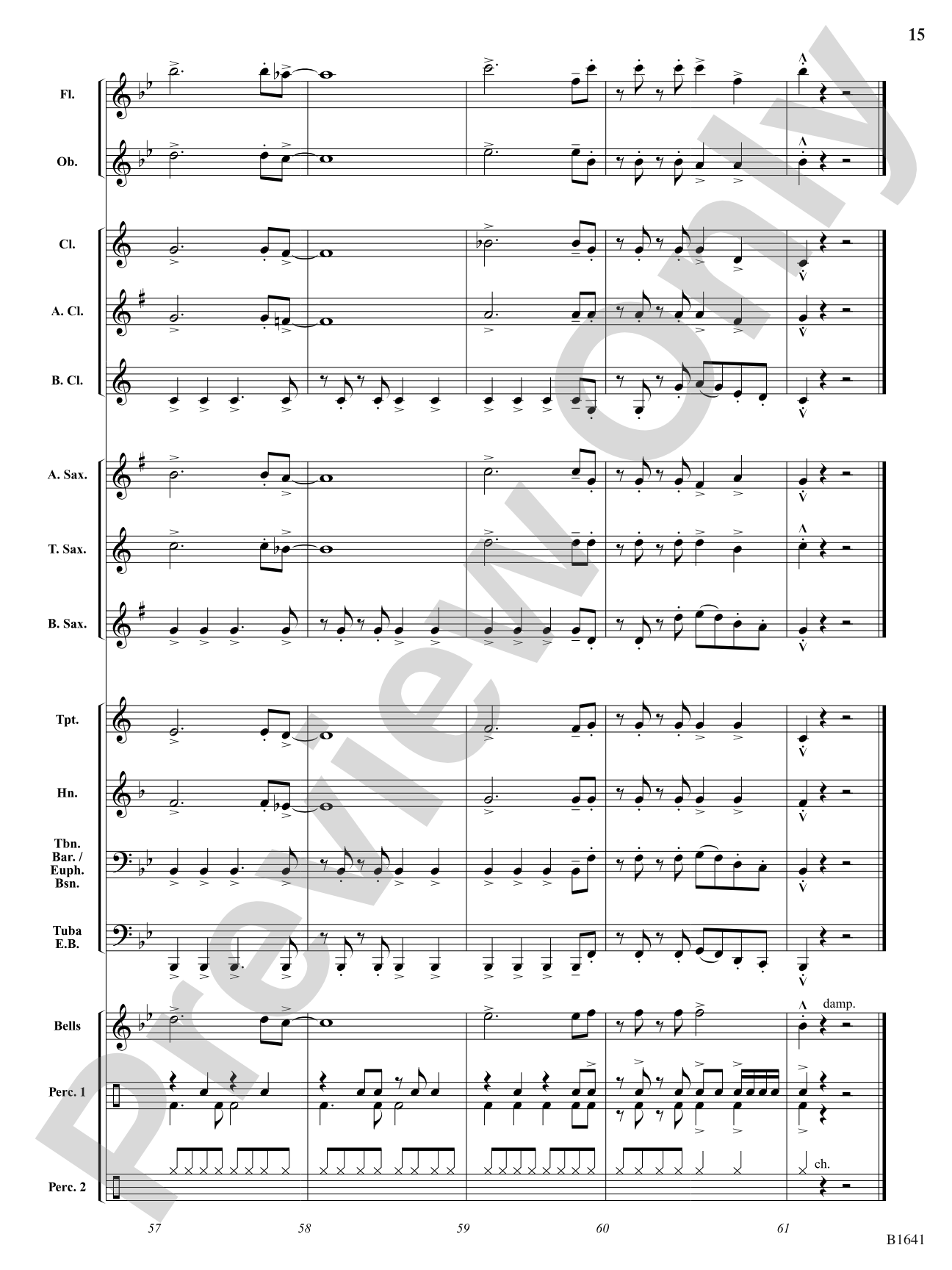 Jolly Rockin' Nicholas: Concert Band Conductor Score & Parts