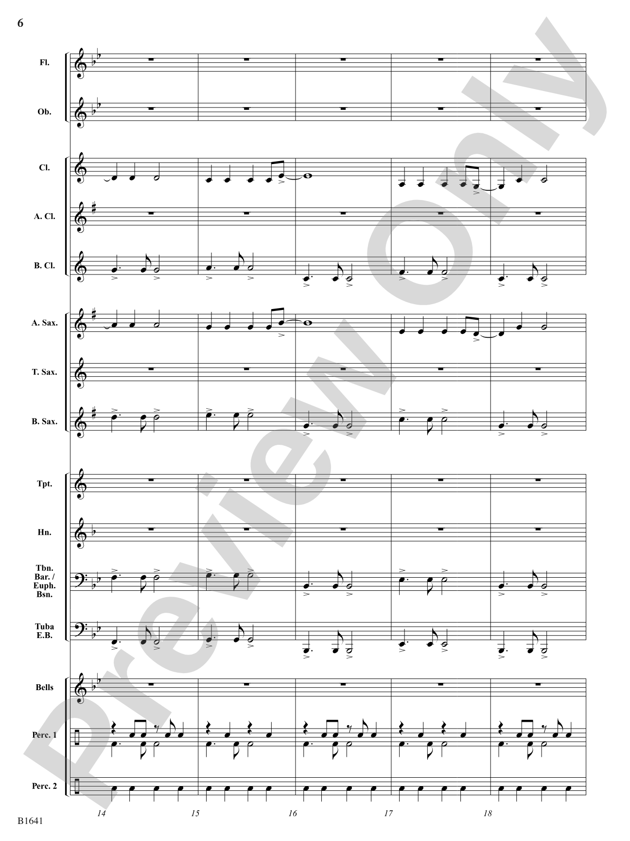 Jolly Rockin' Nicholas: Concert Band Conductor Score & Parts
