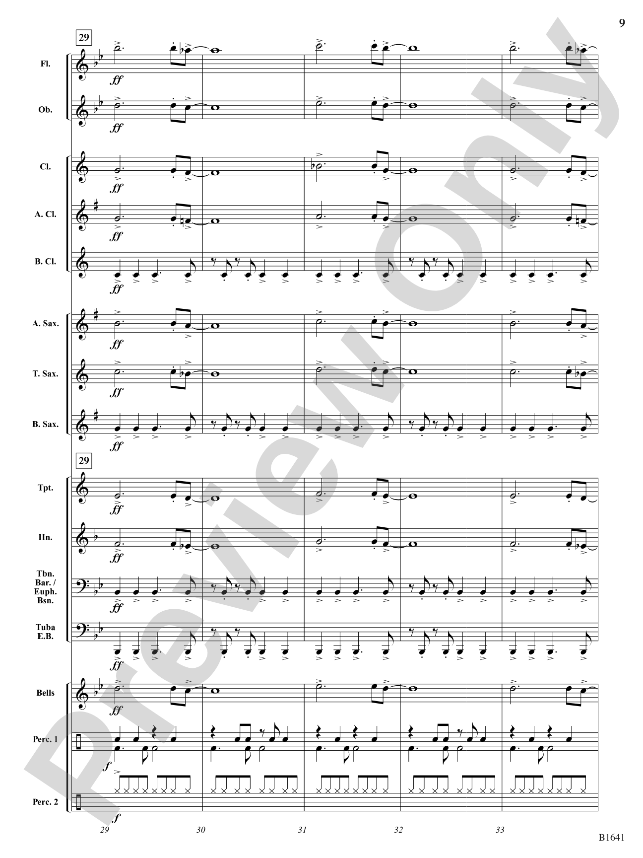 Jolly Rockin' Nicholas: Concert Band Conductor Score & Parts