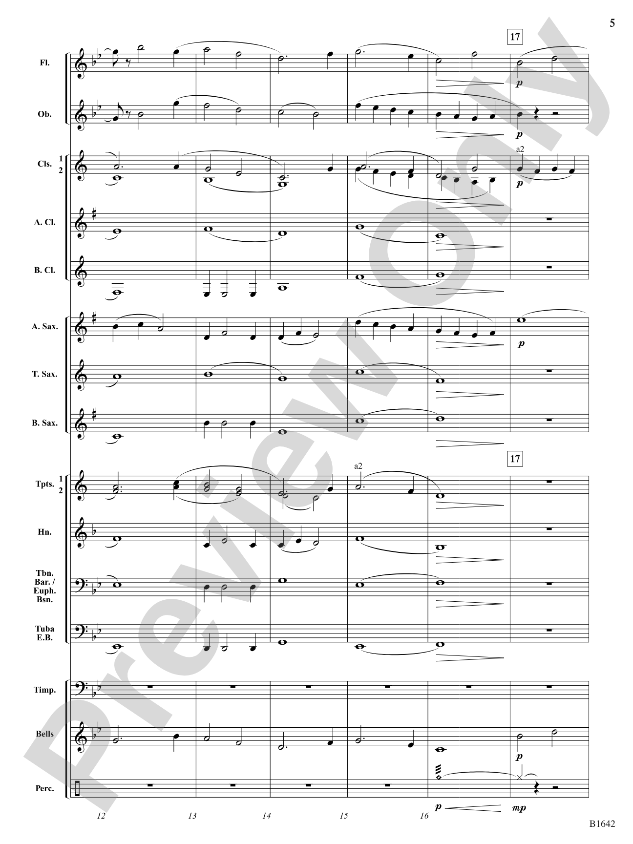 On Placid Seas: Concert Band Conductor Score & Parts