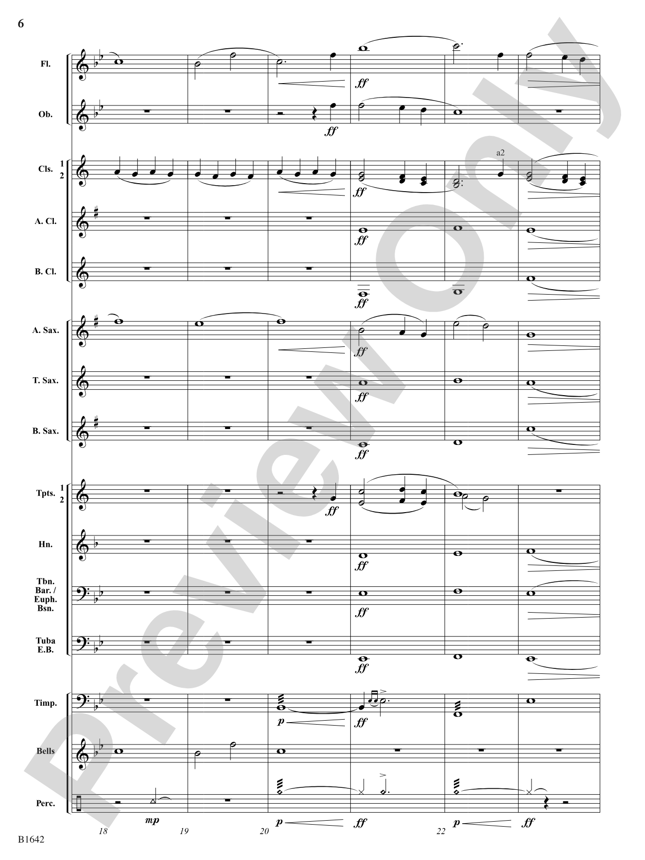 On Placid Seas: Concert Band Conductor Score & Parts