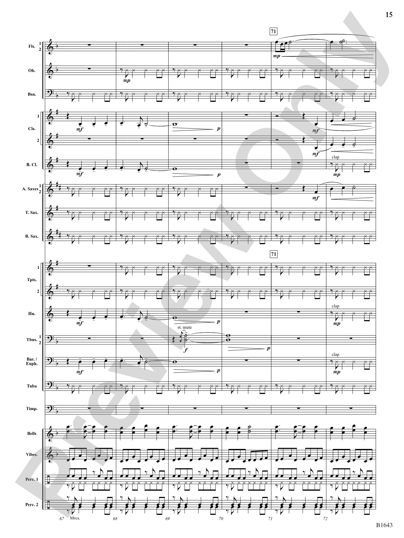 Solstice Dance: Concert Band Conductor Score & Parts