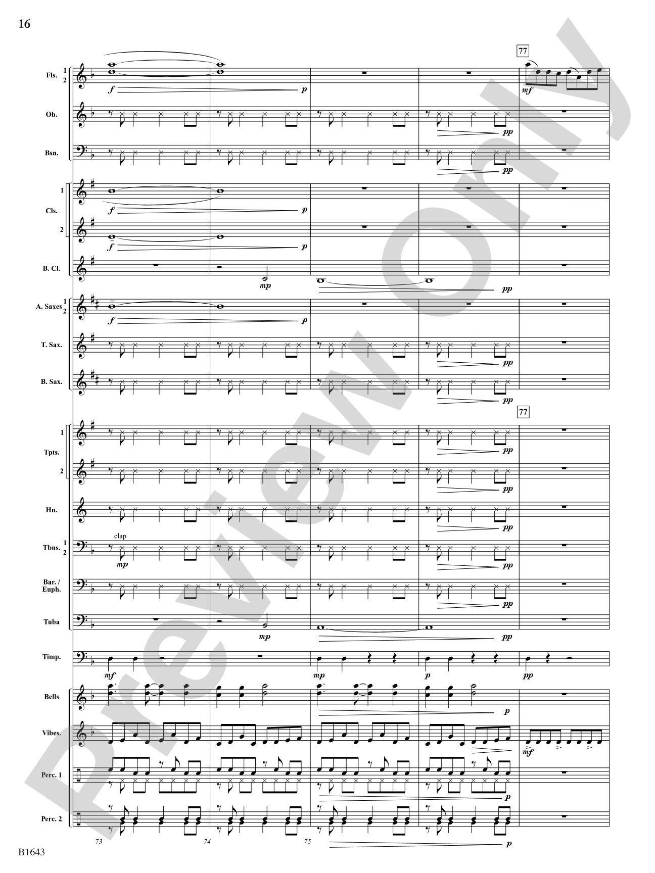 Solstice Dance: Concert Band Conductor Score & Parts