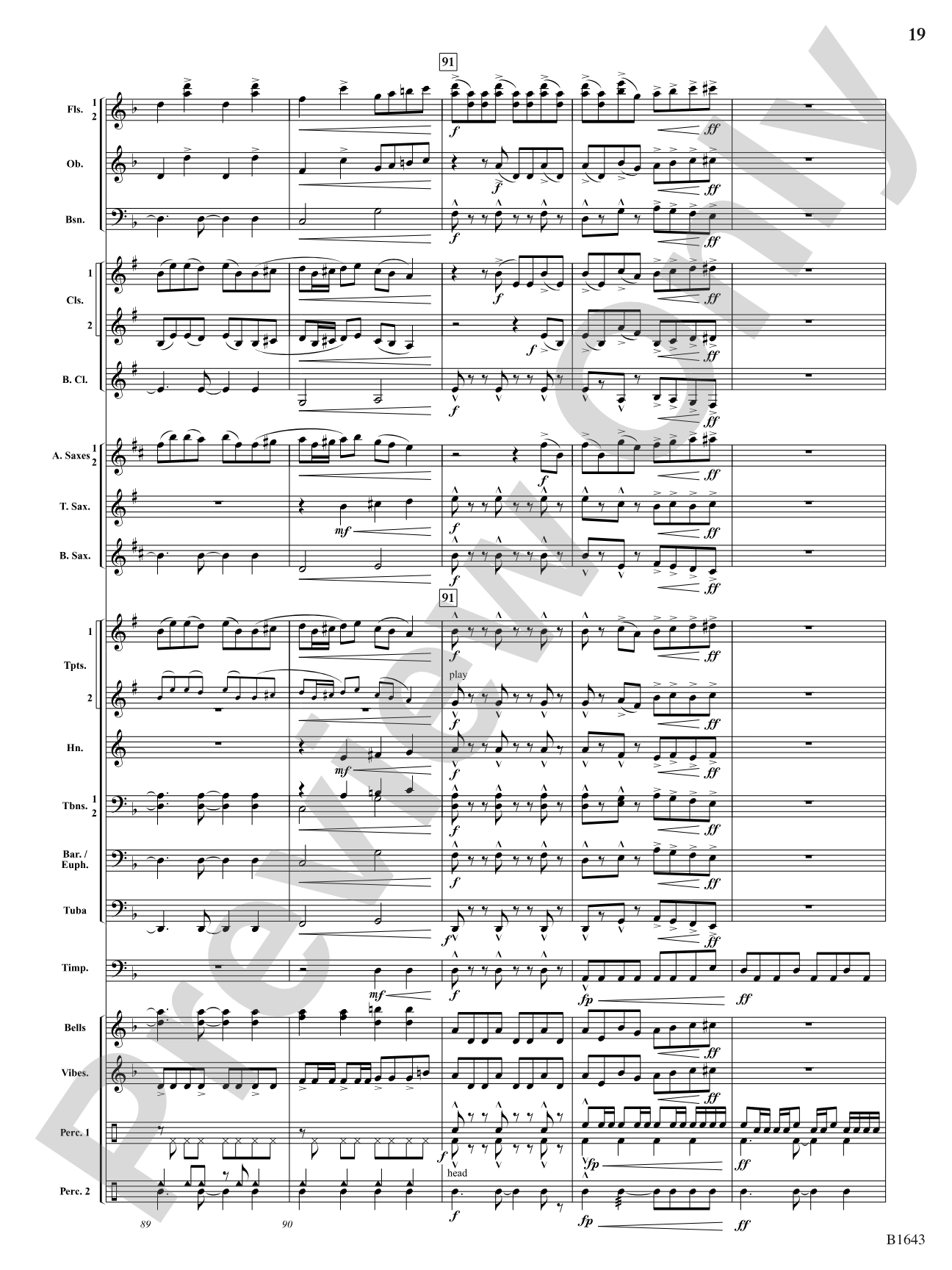 Solstice Dance: Concert Band Conductor Score & Parts