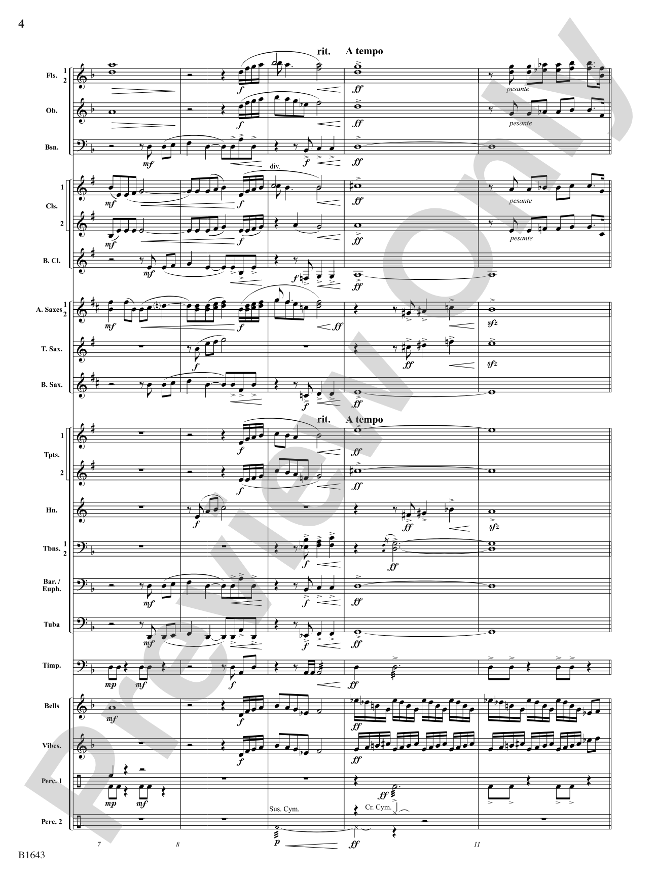 Solstice Dance: Concert Band Conductor Score & Parts