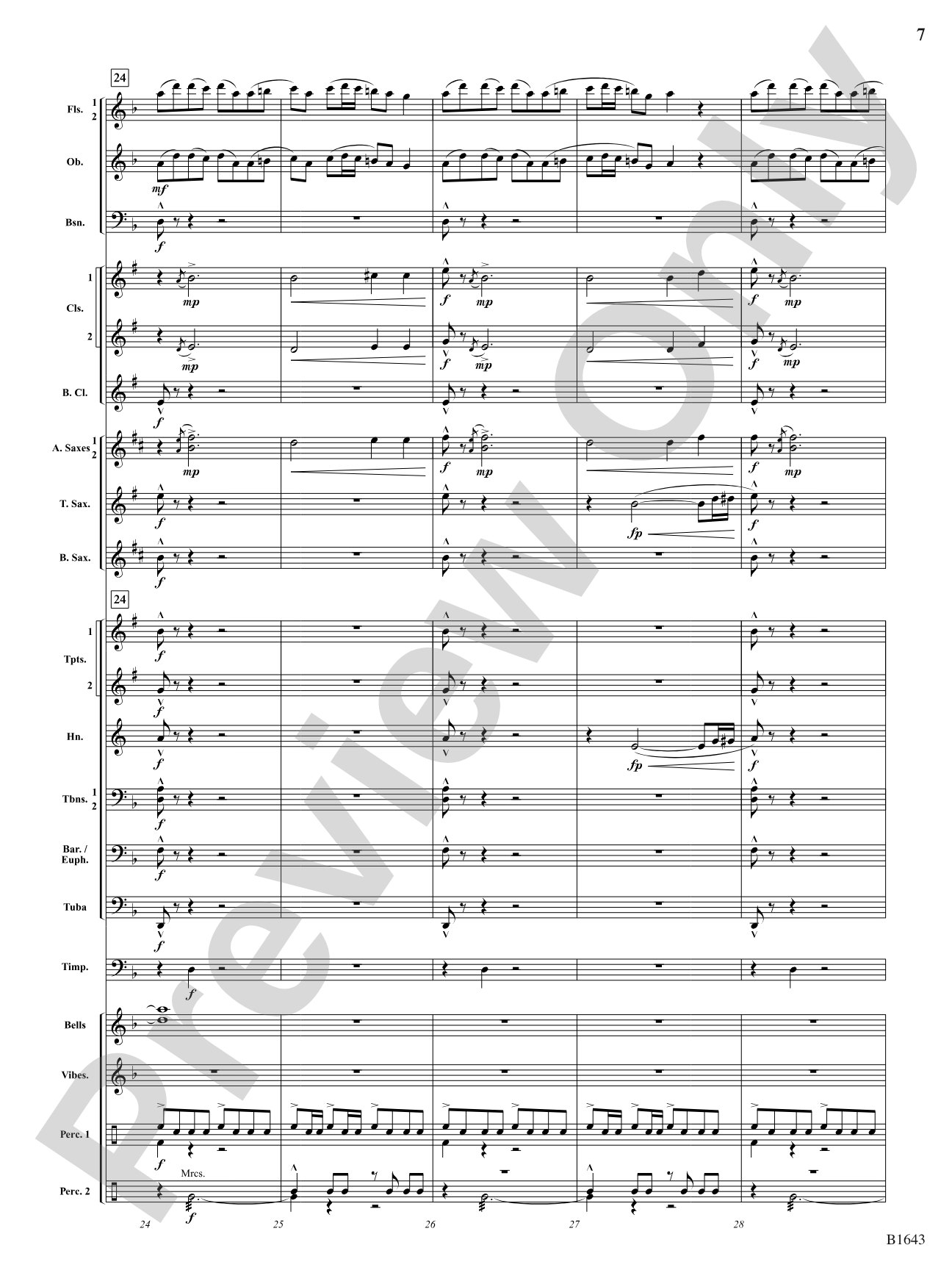 Solstice Dance: Concert Band Conductor Score & Parts