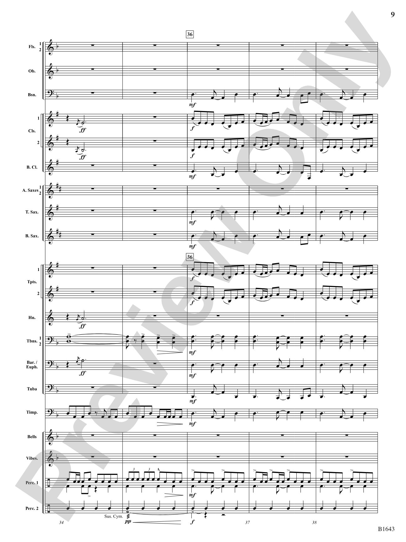 Solstice Dance: Concert Band Conductor Score & Parts