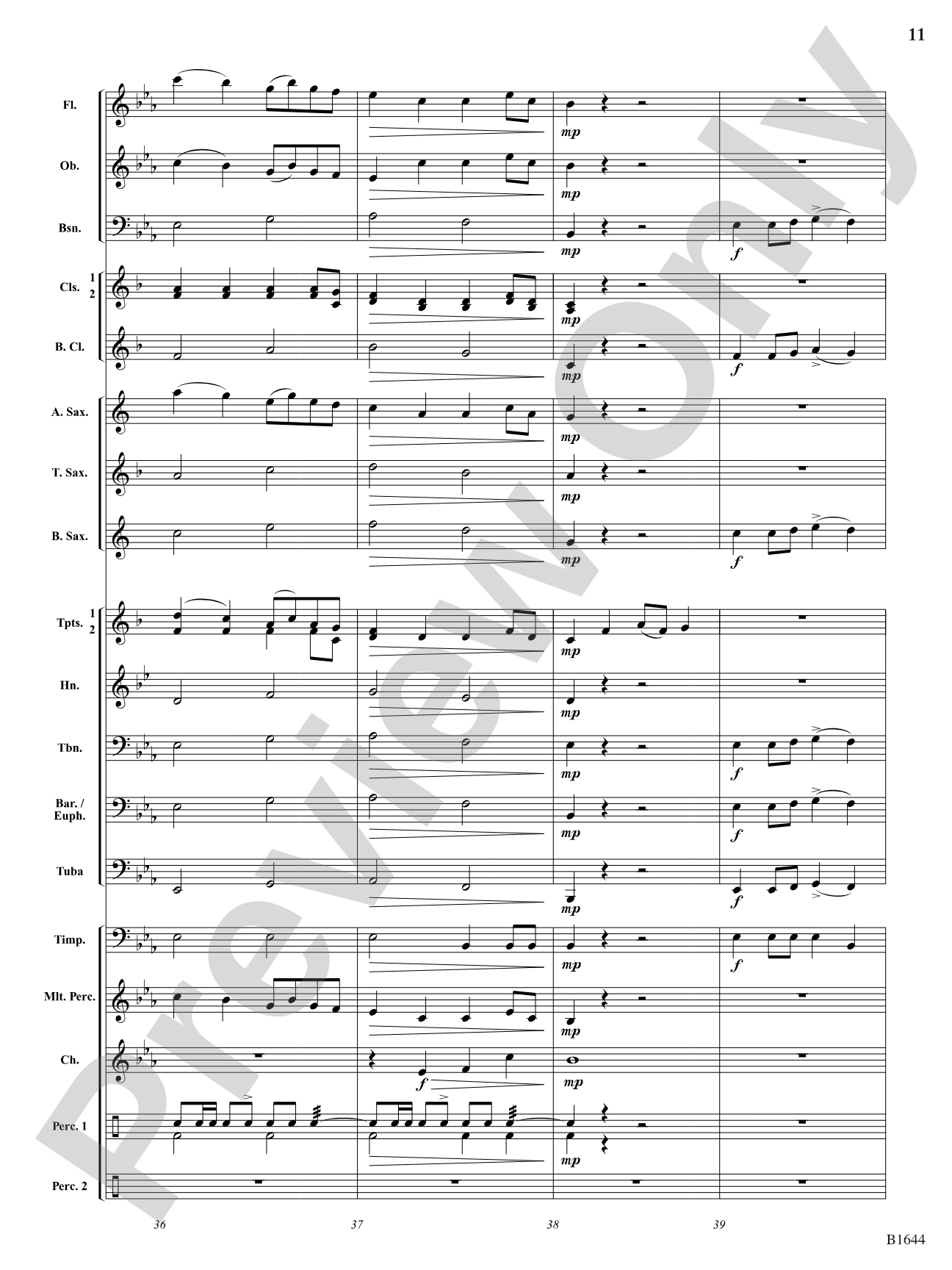 Palo Duro Sunrise: Concert Band Conductor Score & Parts