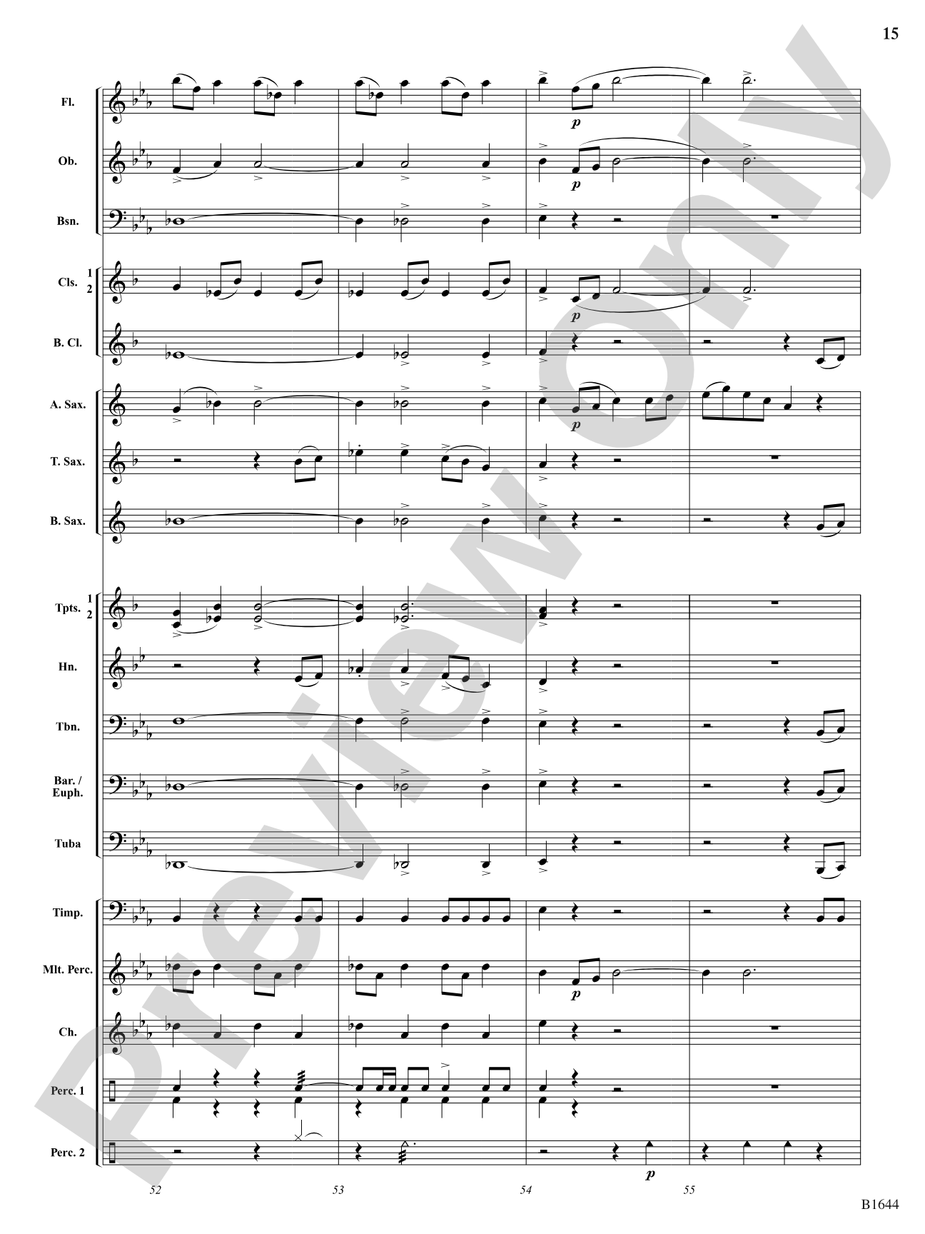 Palo Duro Sunrise: Concert Band Conductor Score & Parts
