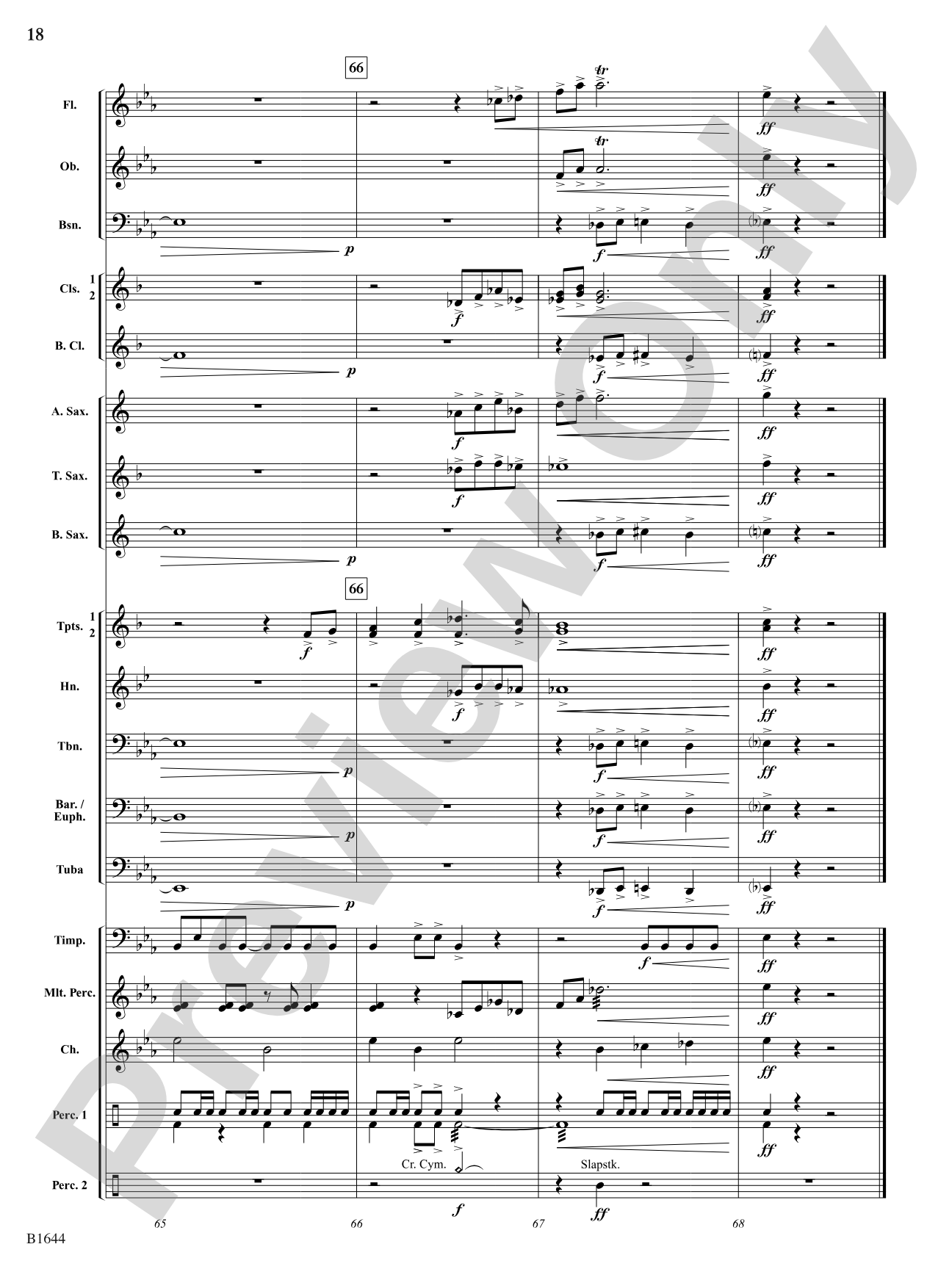Palo Duro Sunrise: Concert Band Conductor Score & Parts
