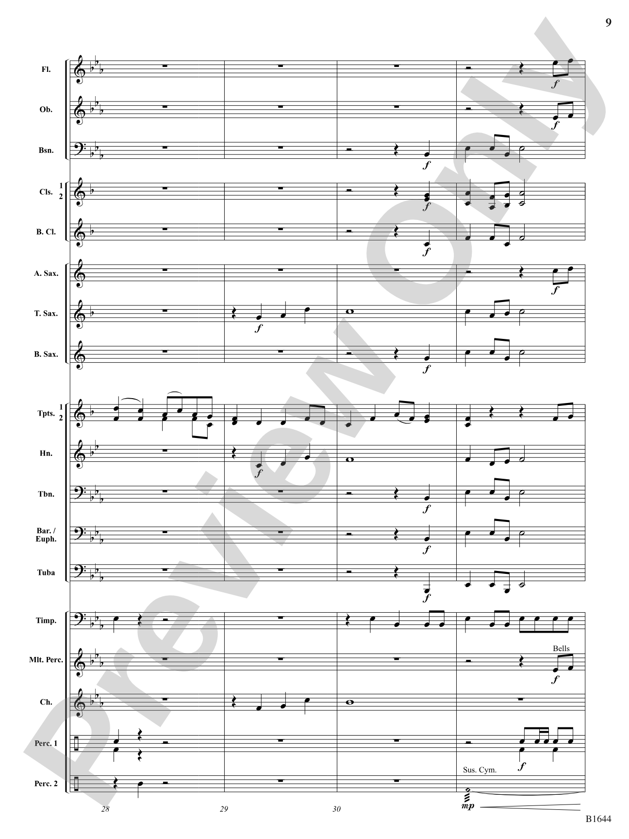 Palo Duro Sunrise: Concert Band Conductor Score & Parts