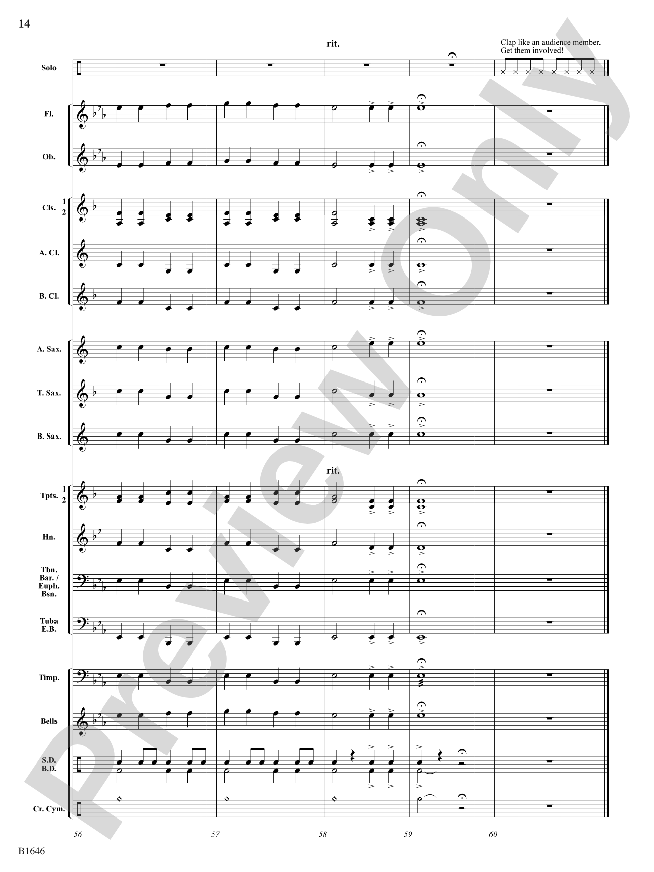 Concerto for Two Hands: Concert Band Conductor Score & Parts