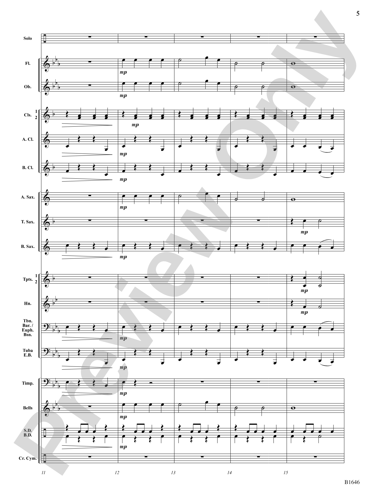 Concerto for Two Hands: Concert Band Conductor Score & Parts