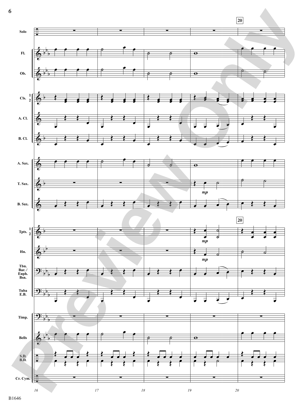 Concerto for Two Hands: Concert Band Conductor Score & Parts