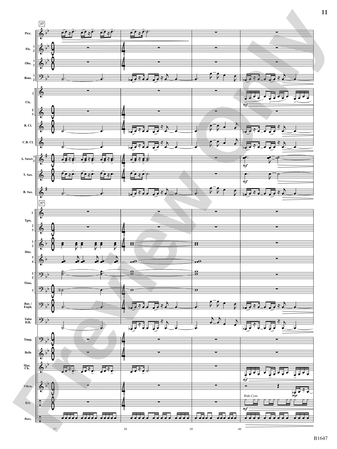 Backstage Pass: Concert Band Conductor Score & Parts