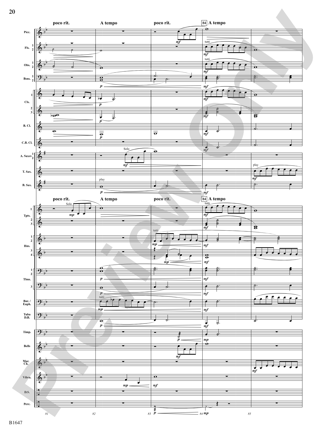 Backstage Pass: Concert Band Conductor Score & Parts