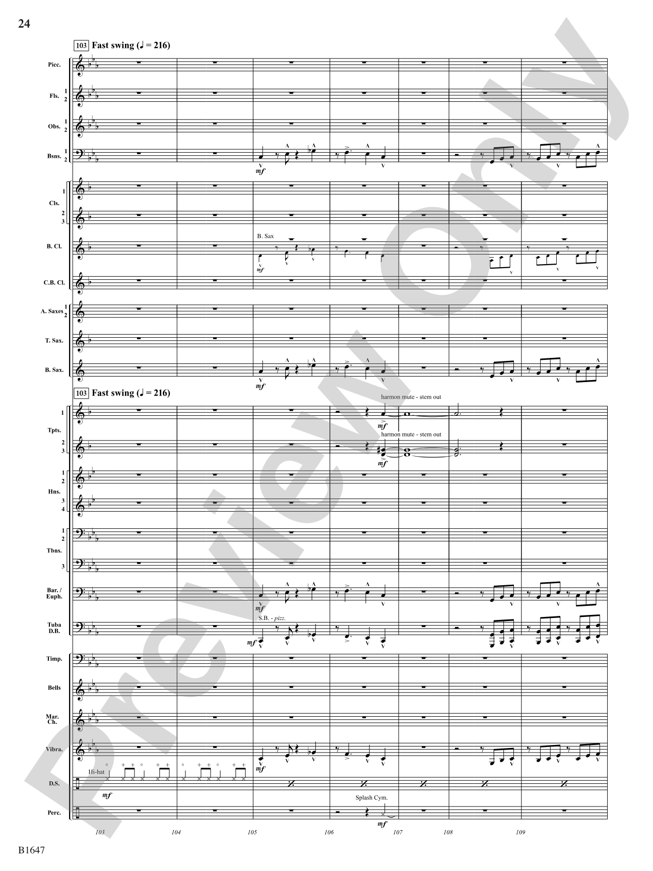 Backstage Pass: Concert Band Conductor Score & Parts