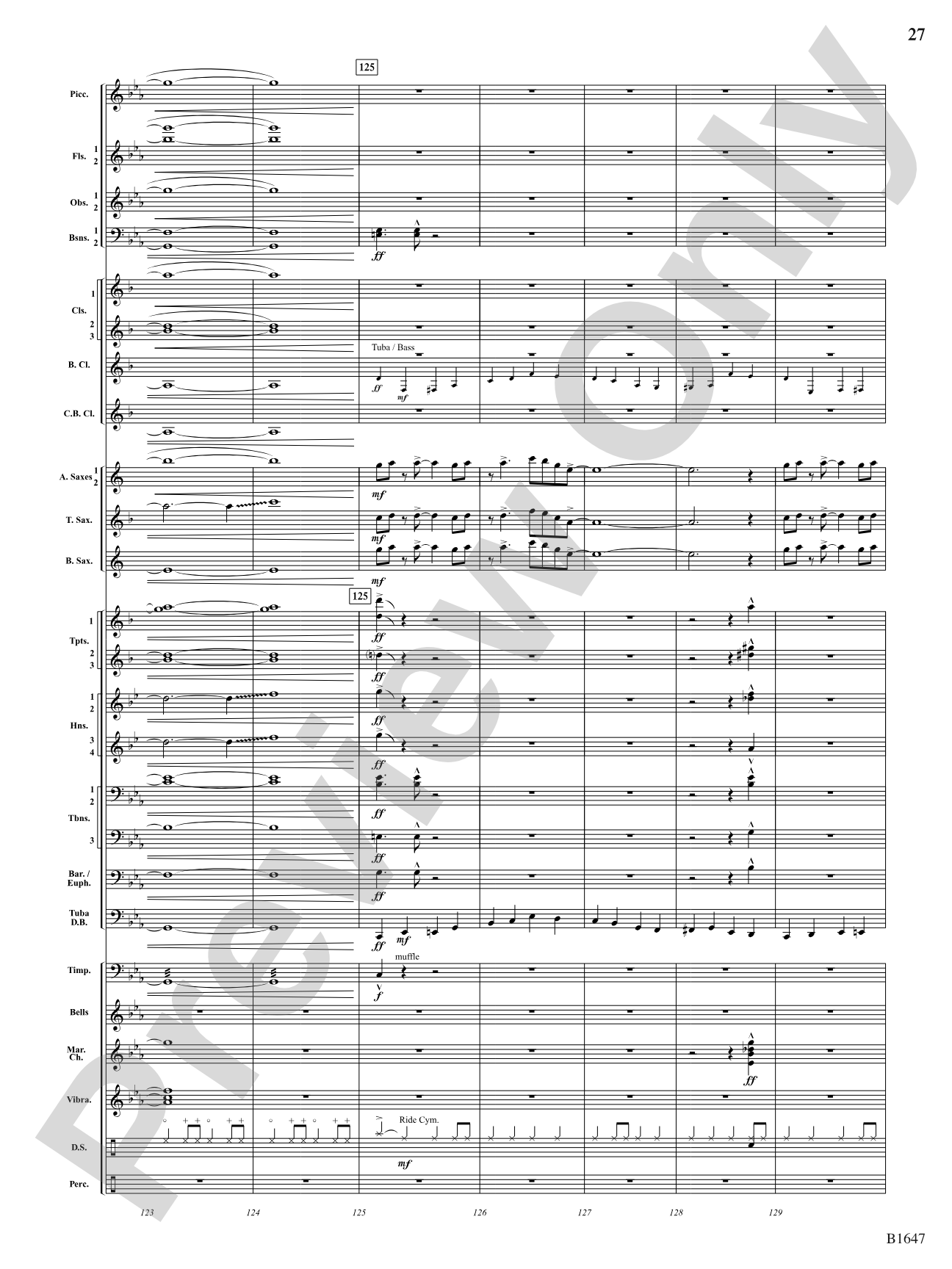 Backstage Pass: Concert Band Conductor Score & Parts