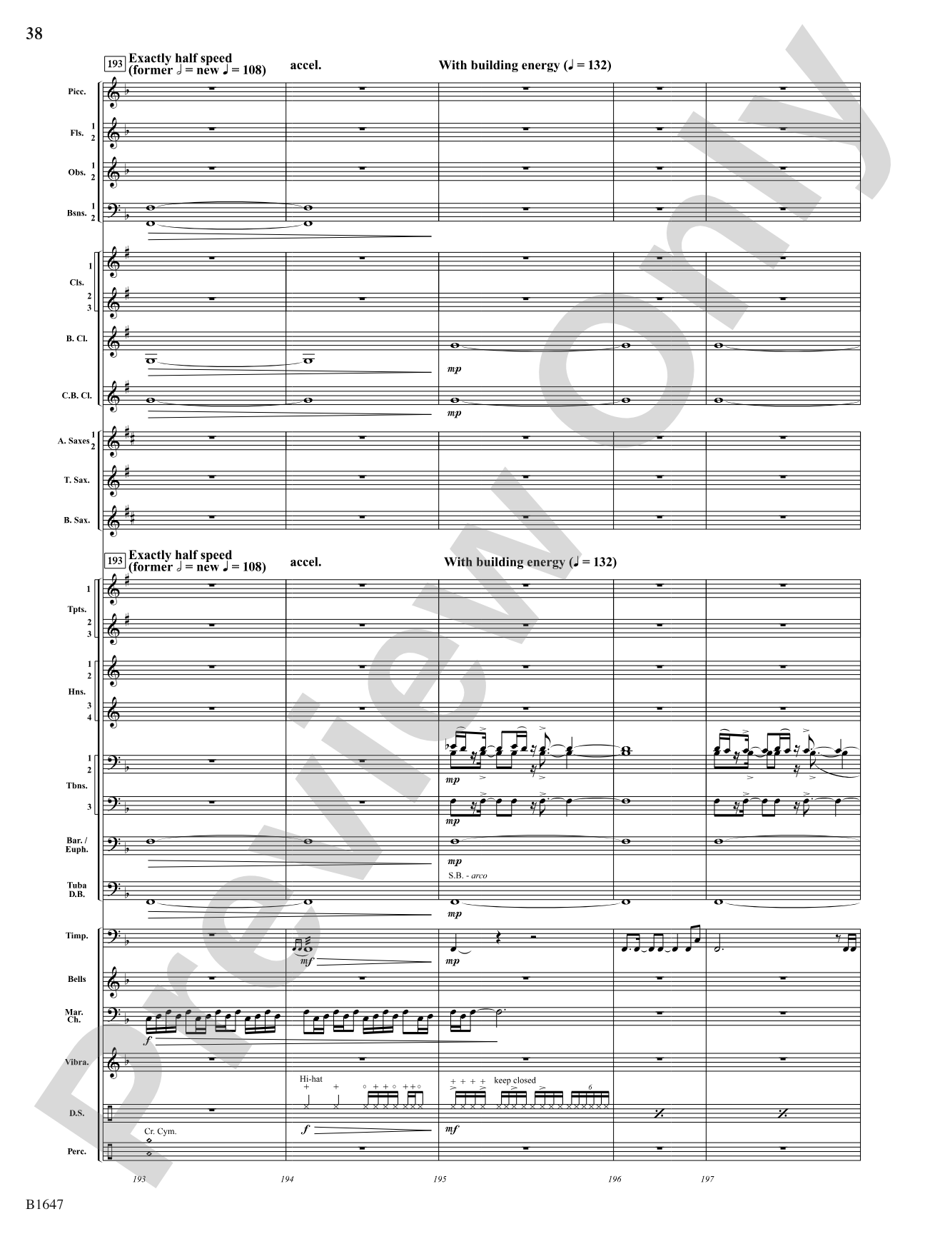 Backstage Pass: Concert Band Conductor Score & Parts