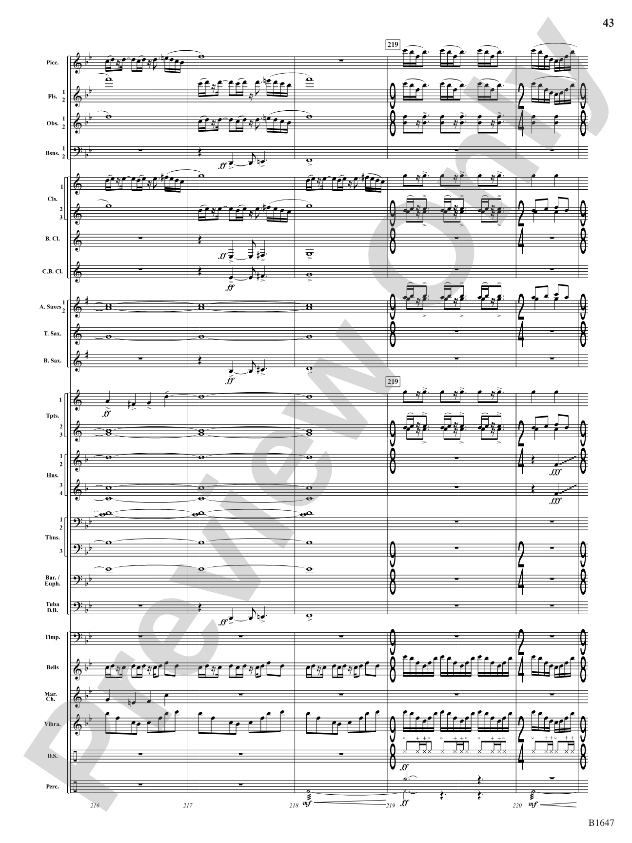 Backstage Pass: Concert Band Conductor Score & Parts