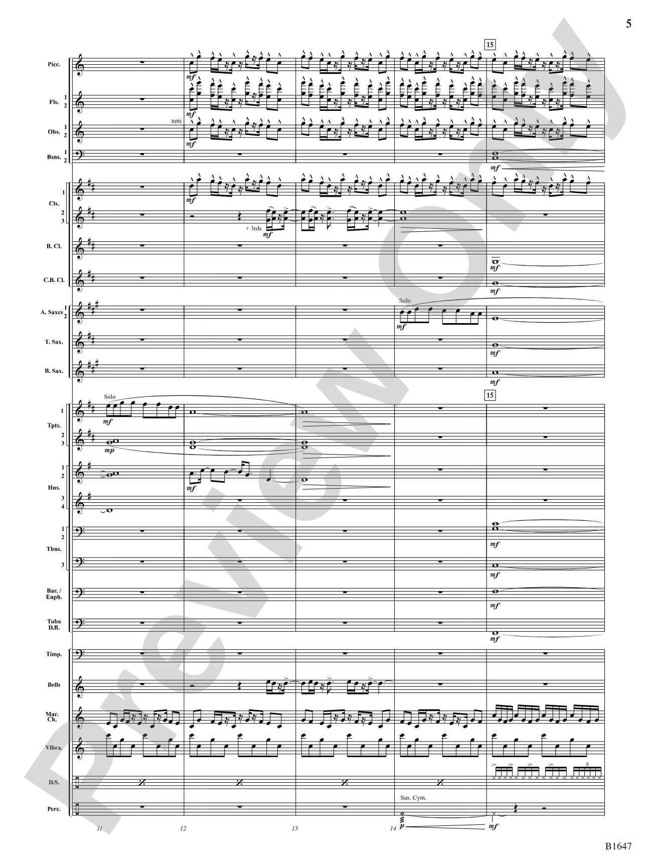 Backstage Pass: Concert Band Conductor Score & Parts