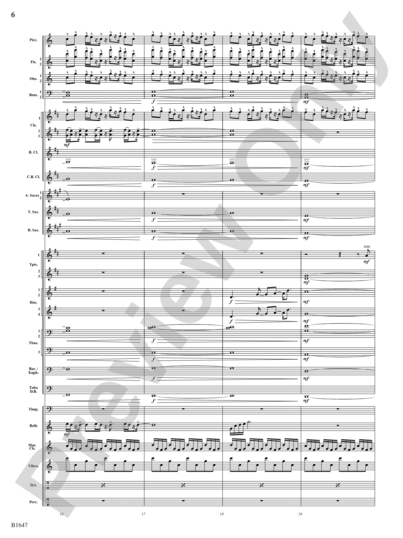 Backstage Pass: Concert Band Conductor Score & Parts