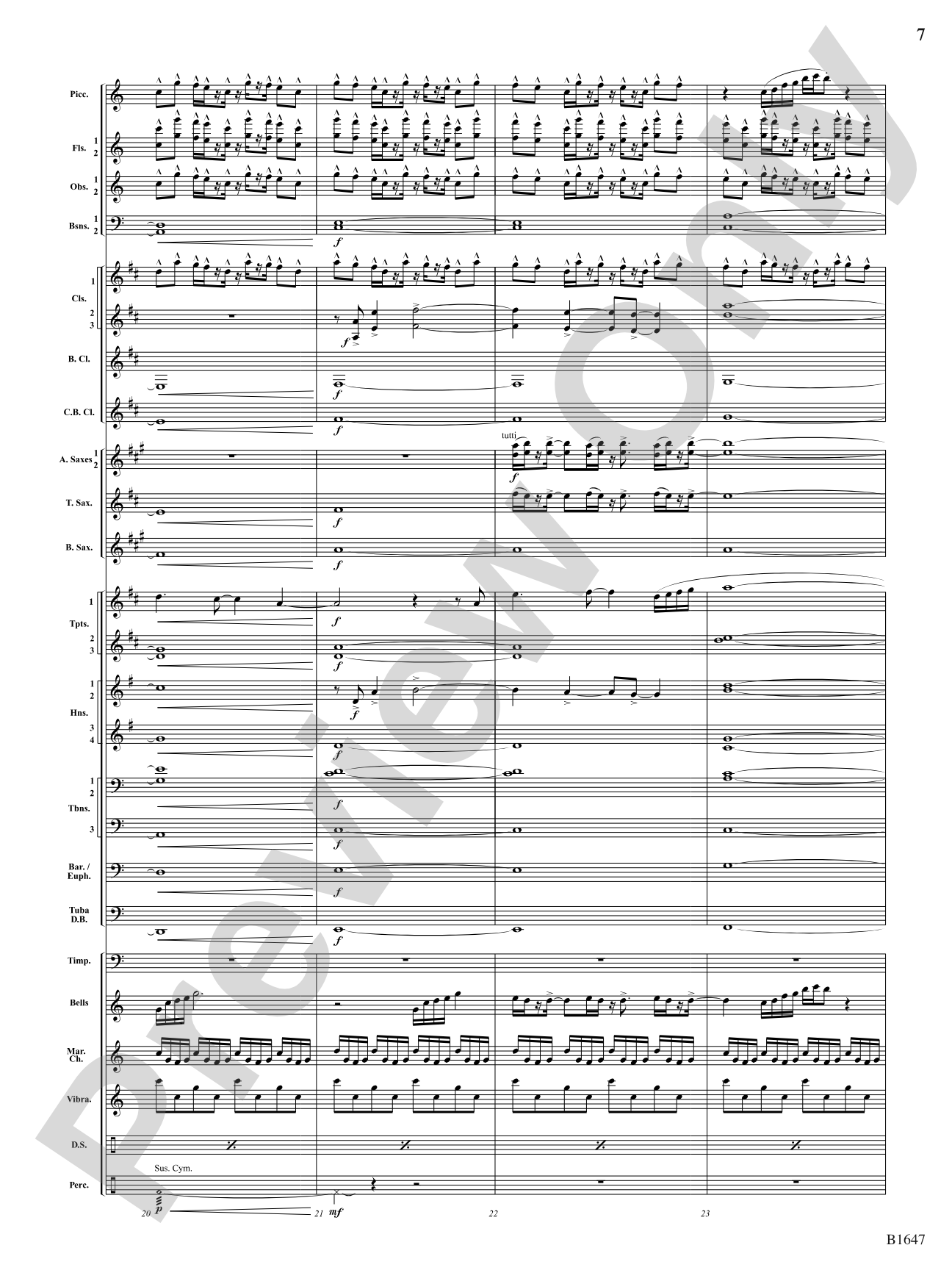 Backstage Pass: Concert Band Conductor Score & Parts