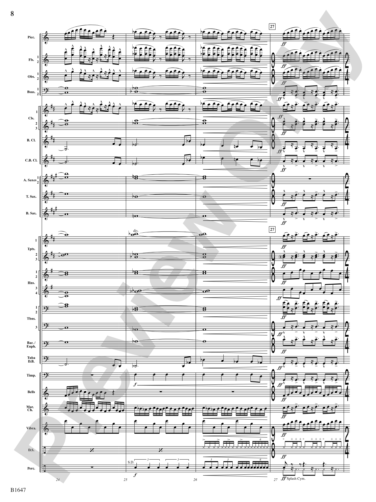 Backstage Pass: Concert Band Conductor Score & Parts