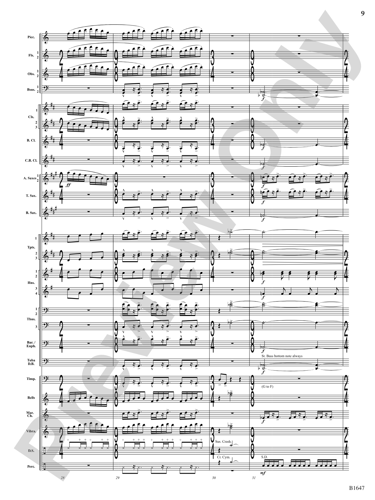 Backstage Pass: Concert Band Conductor Score & Parts