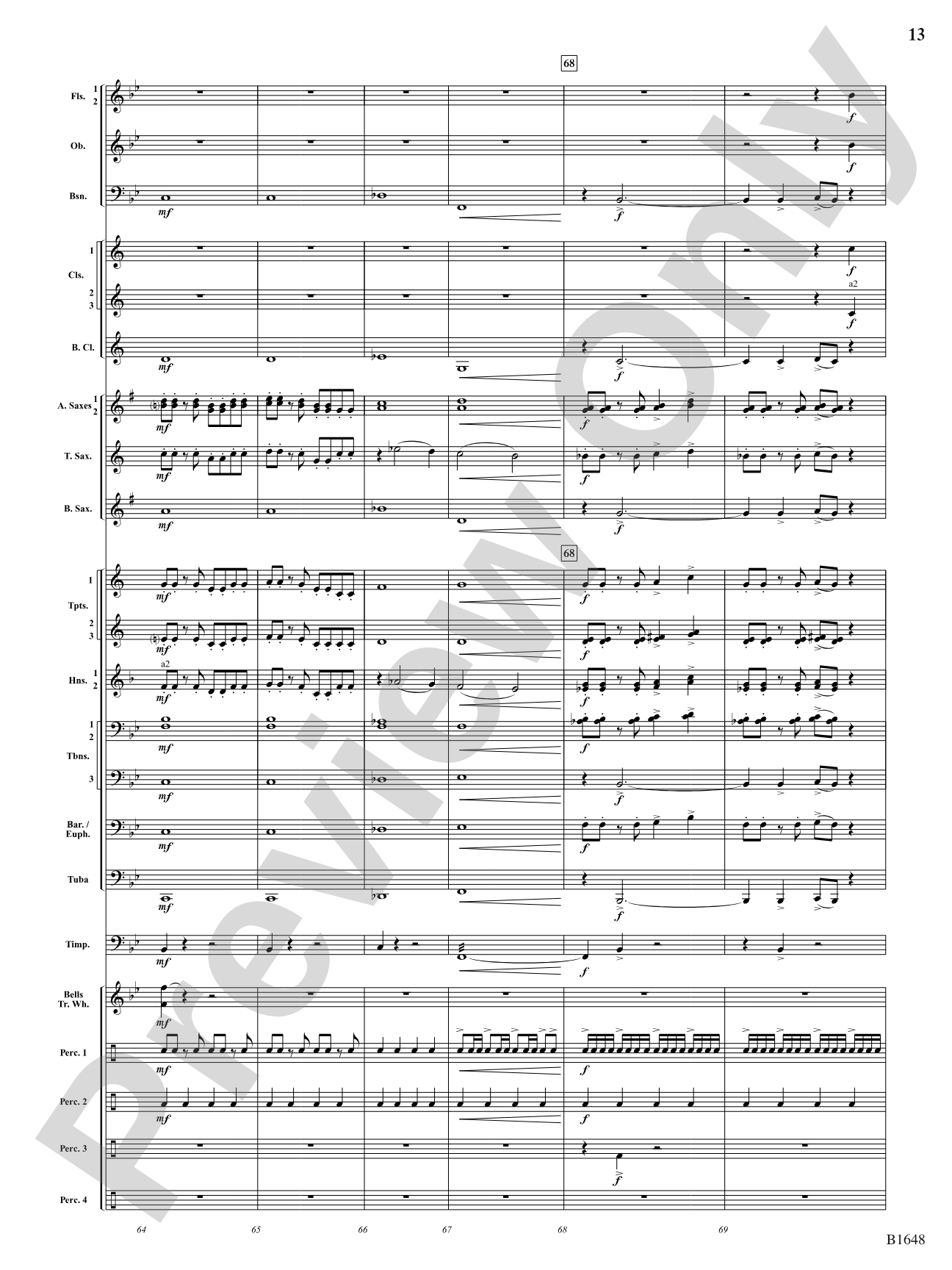 Runaway Circus Train: Concert Band Conductor Score & Parts