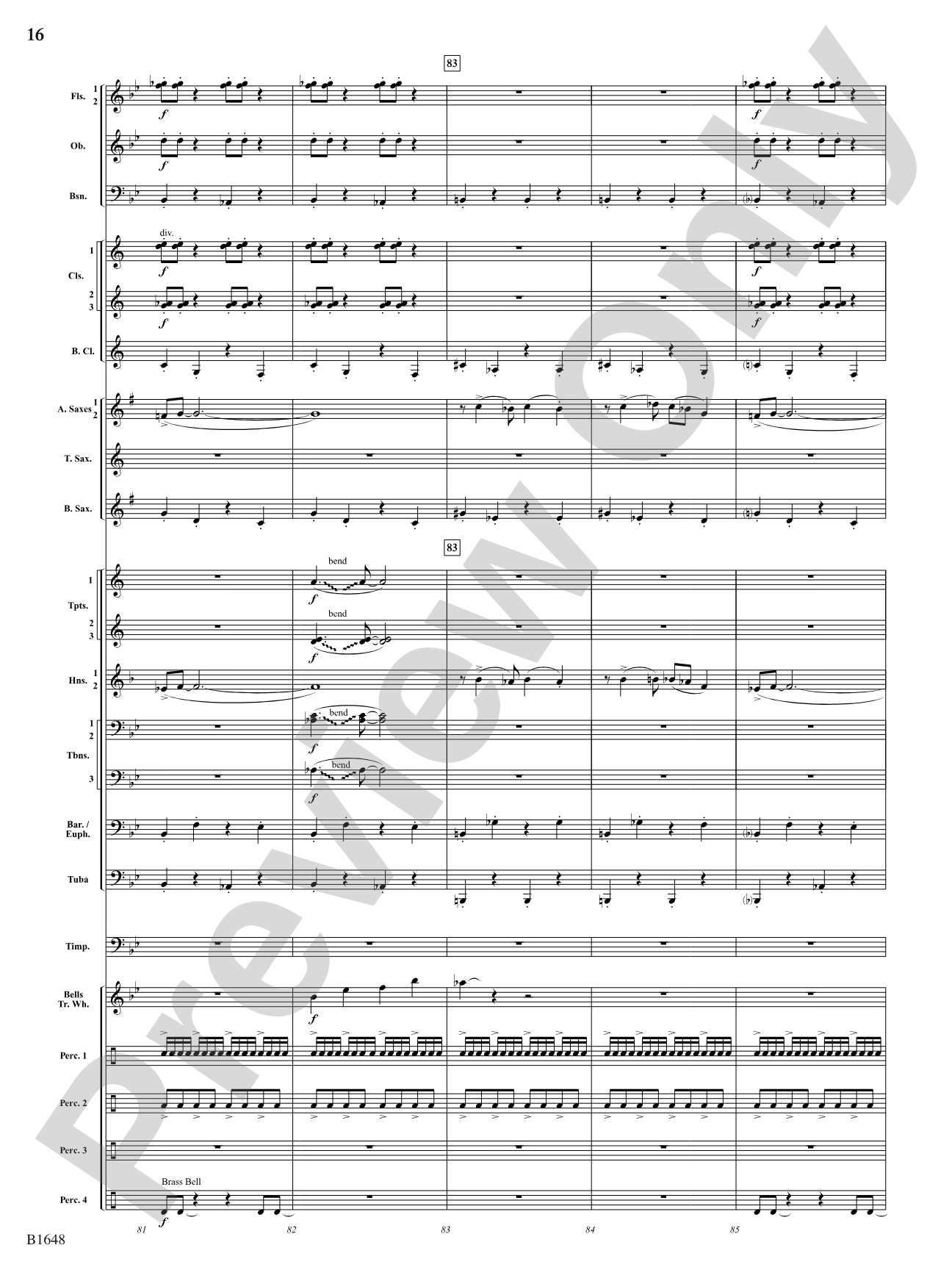 Runaway Circus Train: Concert Band Conductor Score & Parts