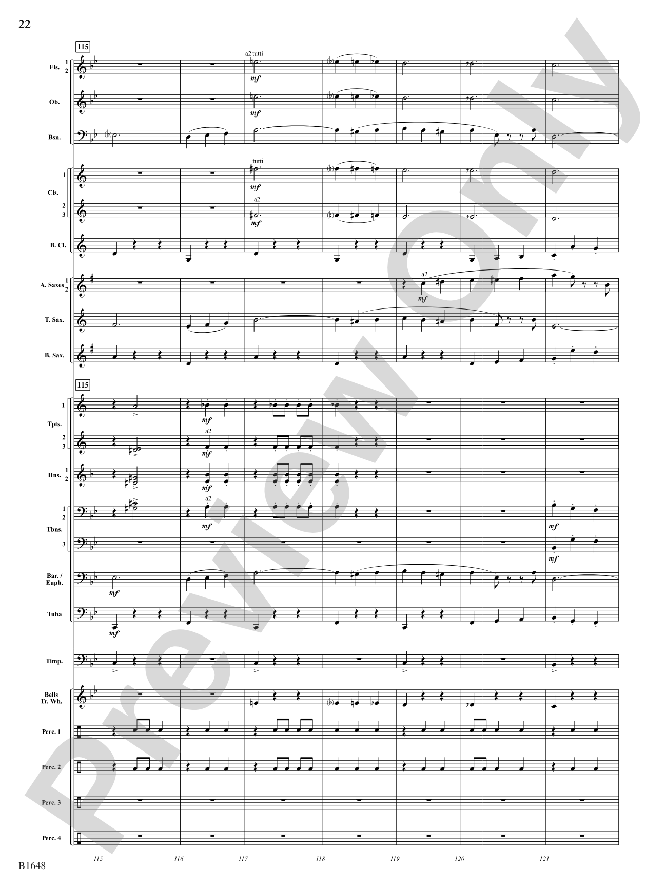 Runaway Circus Train: Concert Band Conductor Score & Parts