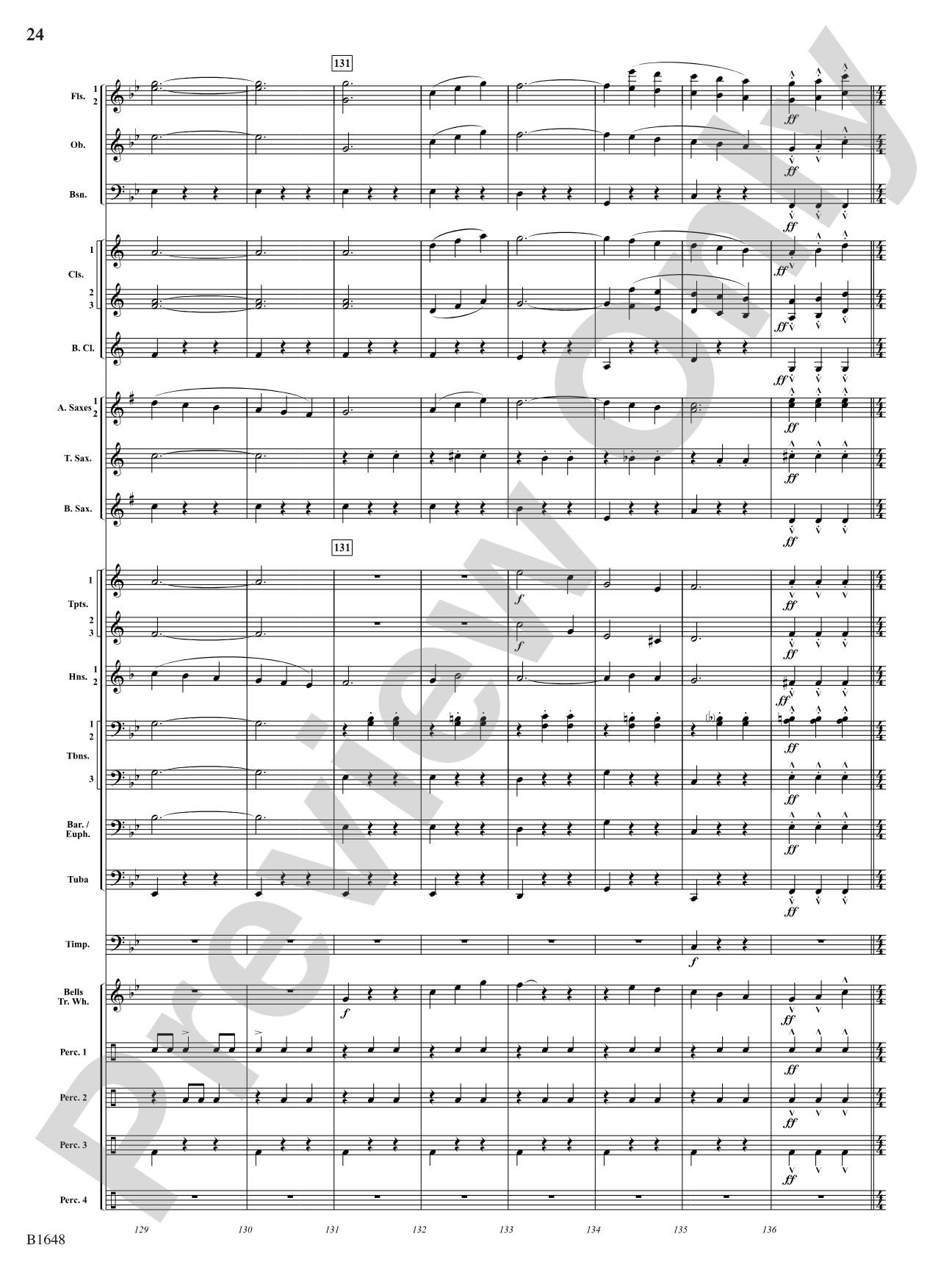 Runaway Circus Train: Concert Band Conductor Score & Parts