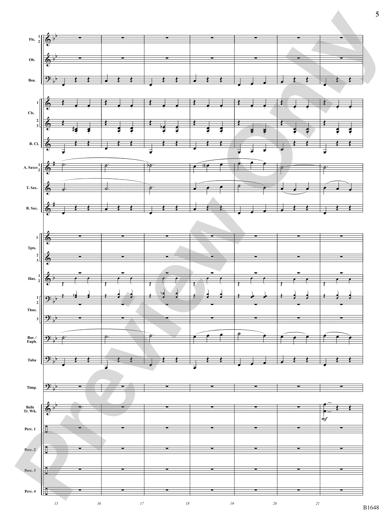 Runaway Circus Train: Concert Band Conductor Score & Parts