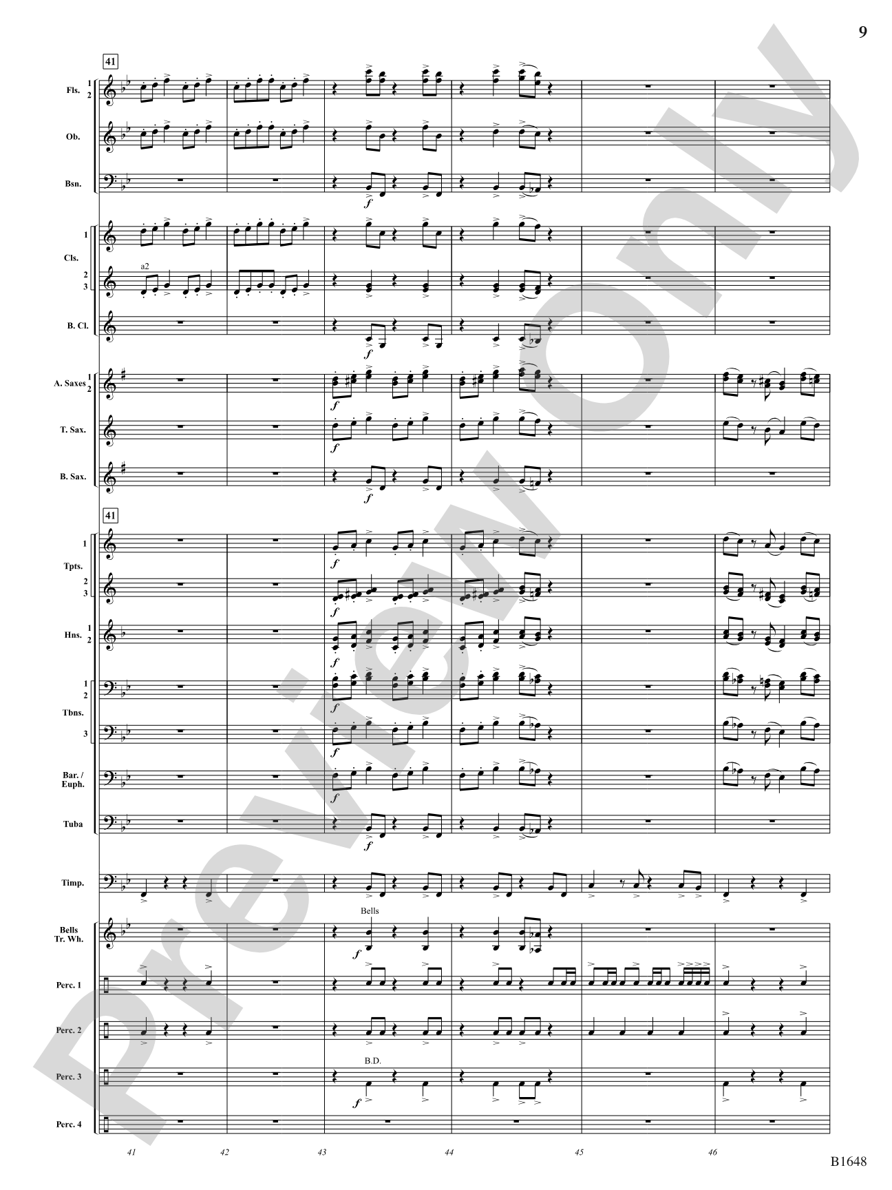 Runaway Circus Train: Concert Band Conductor Score & Parts