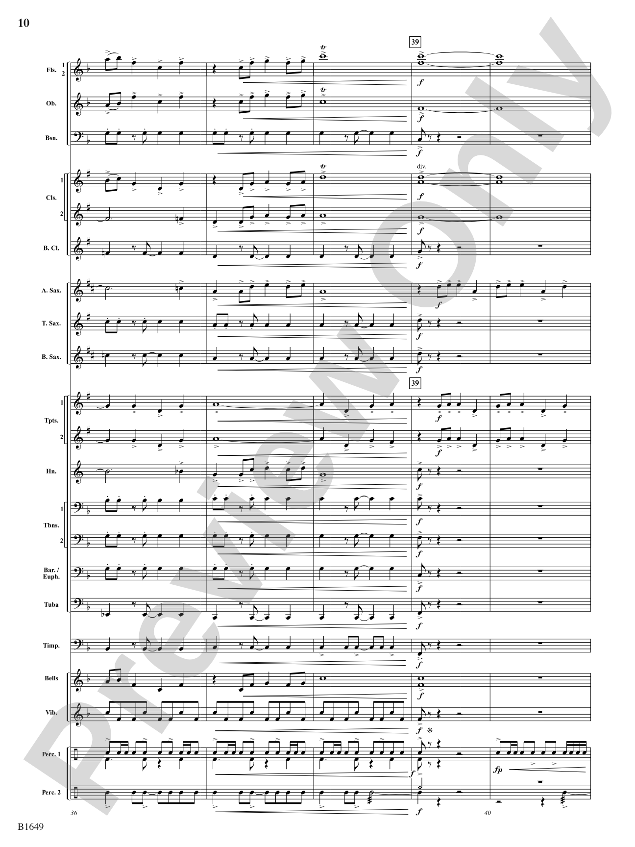 Epic Venture: Concert Band Conductor Score & Parts