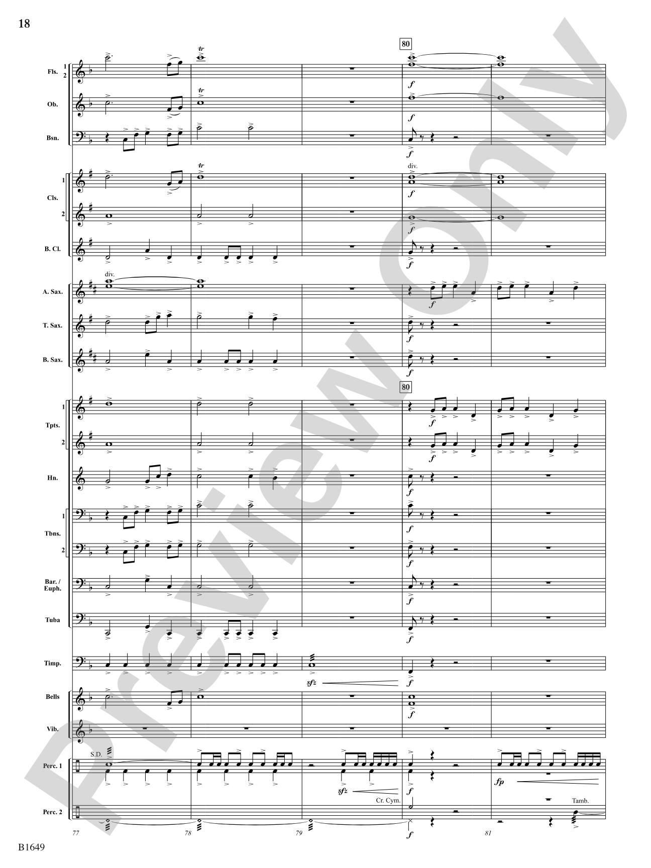 Epic Venture: Concert Band Conductor Score & Parts