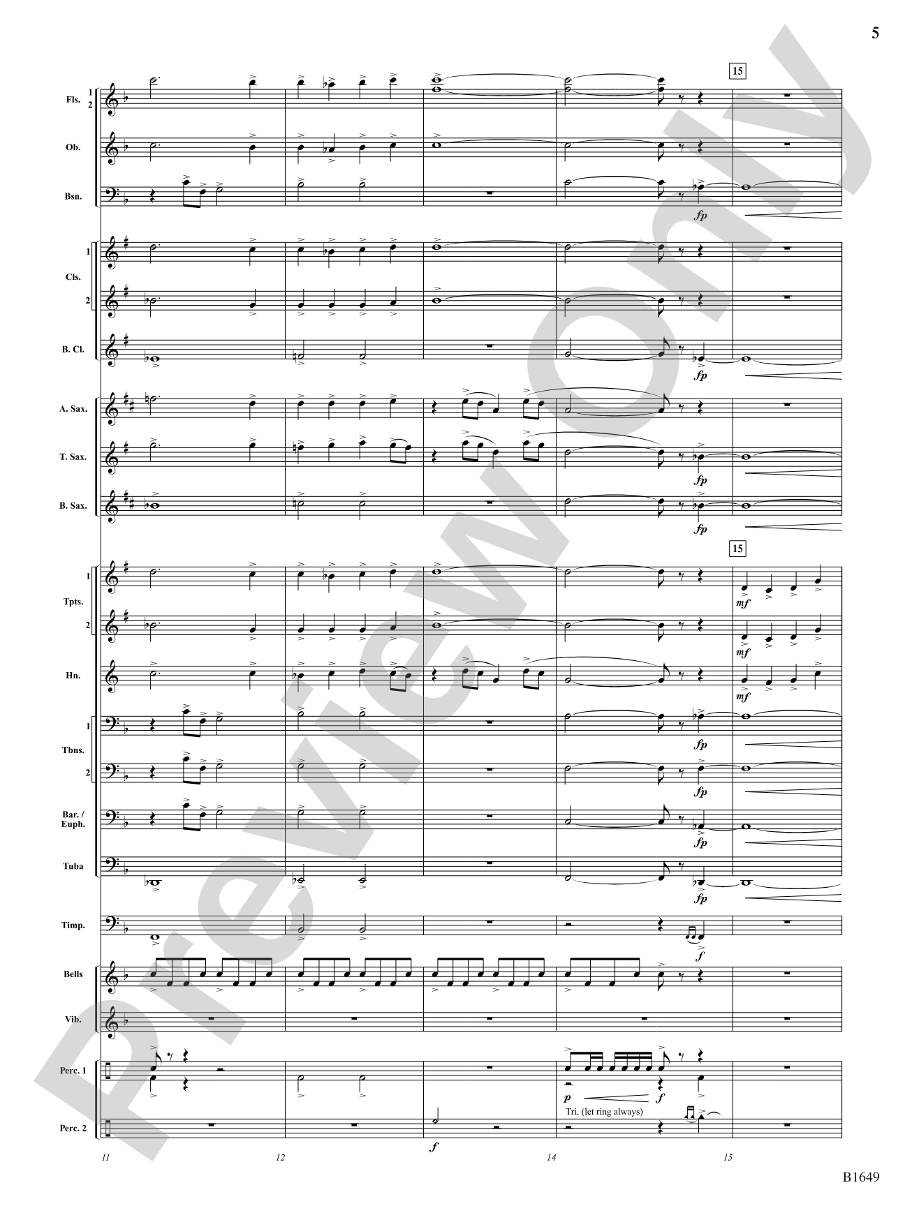 Epic Venture: Concert Band Conductor Score & Parts