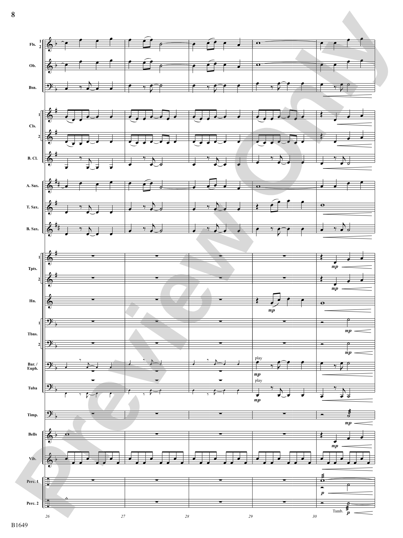 Epic Venture: Concert Band Conductor Score & Parts
