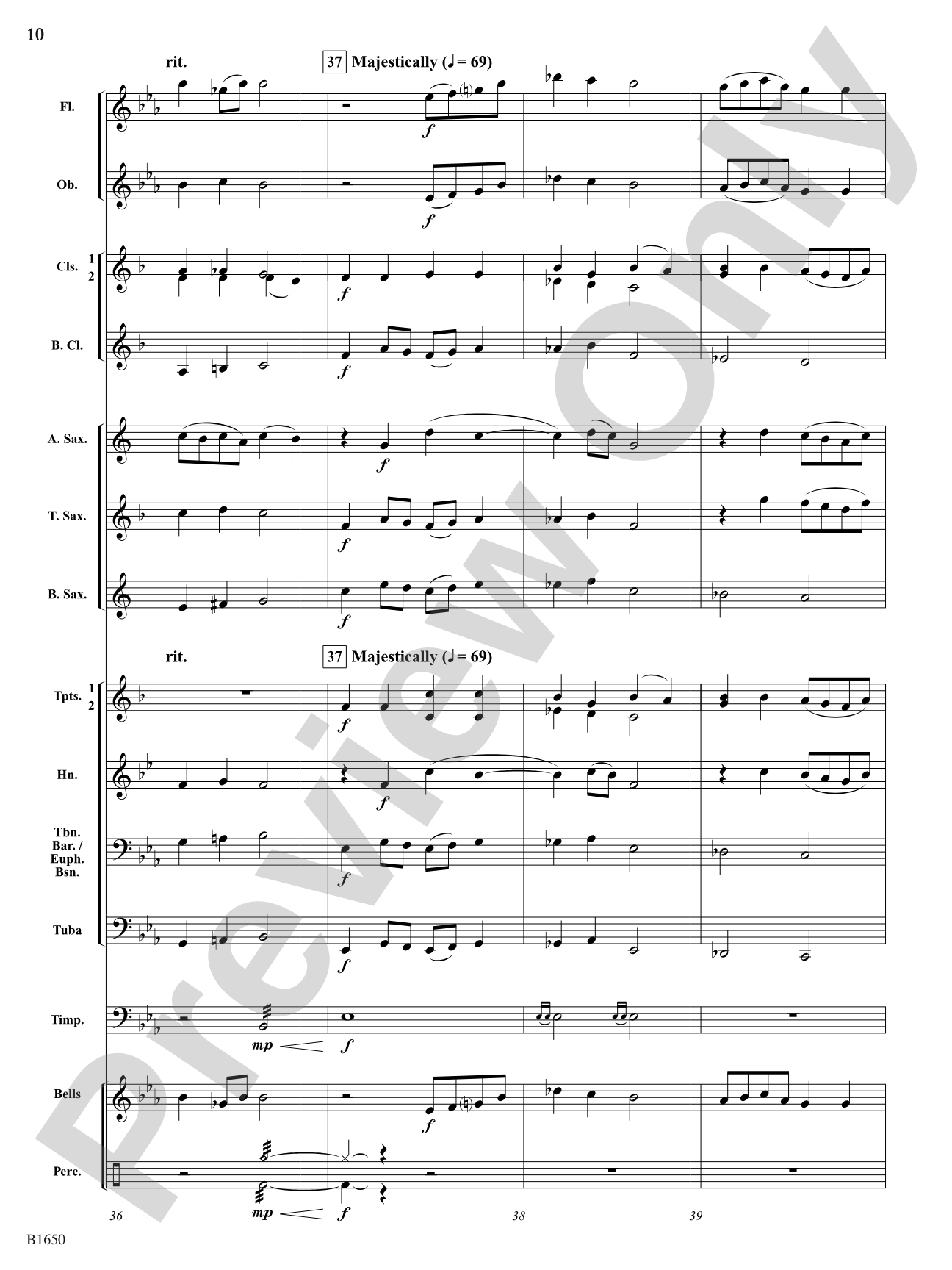 Starry Night: Concert Band Conductor Score & Parts