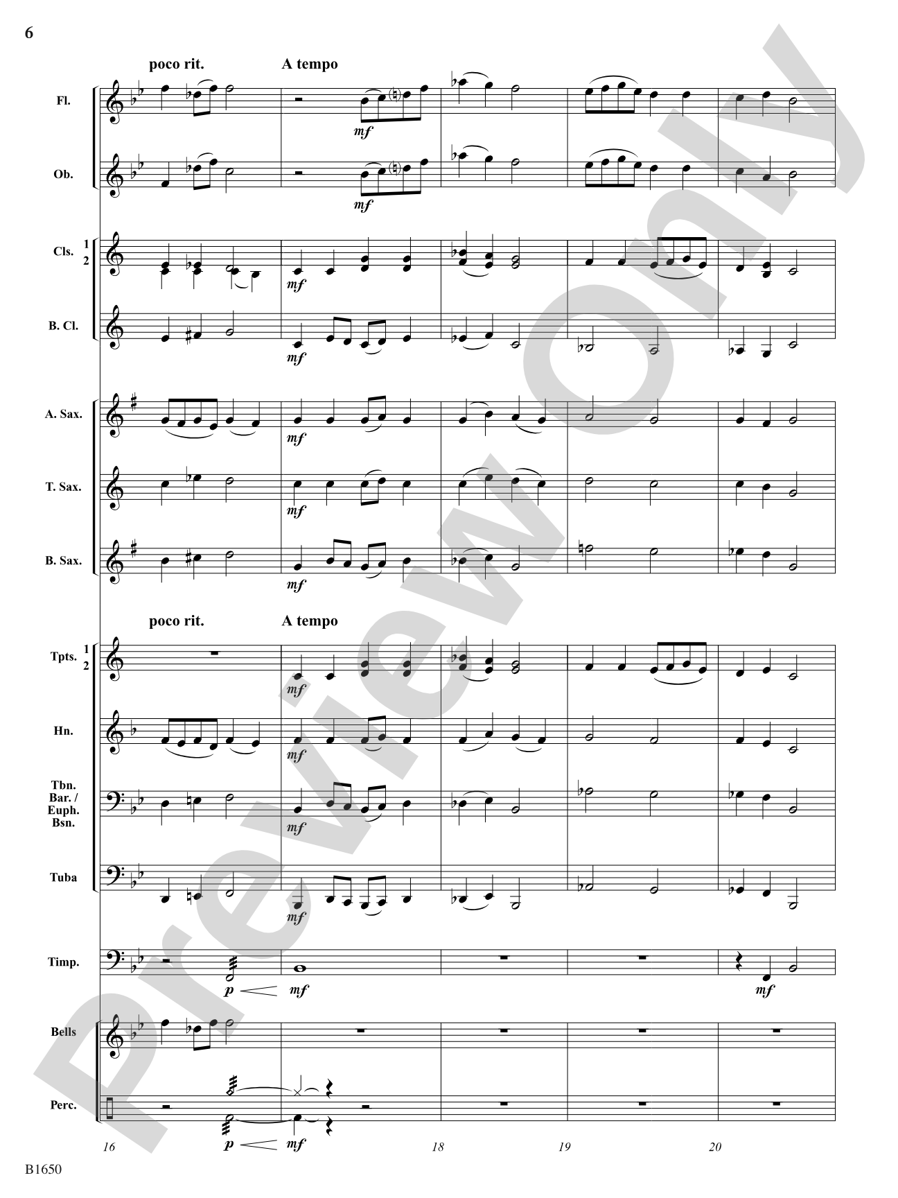 Starry Night: Concert Band Conductor Score & Parts
