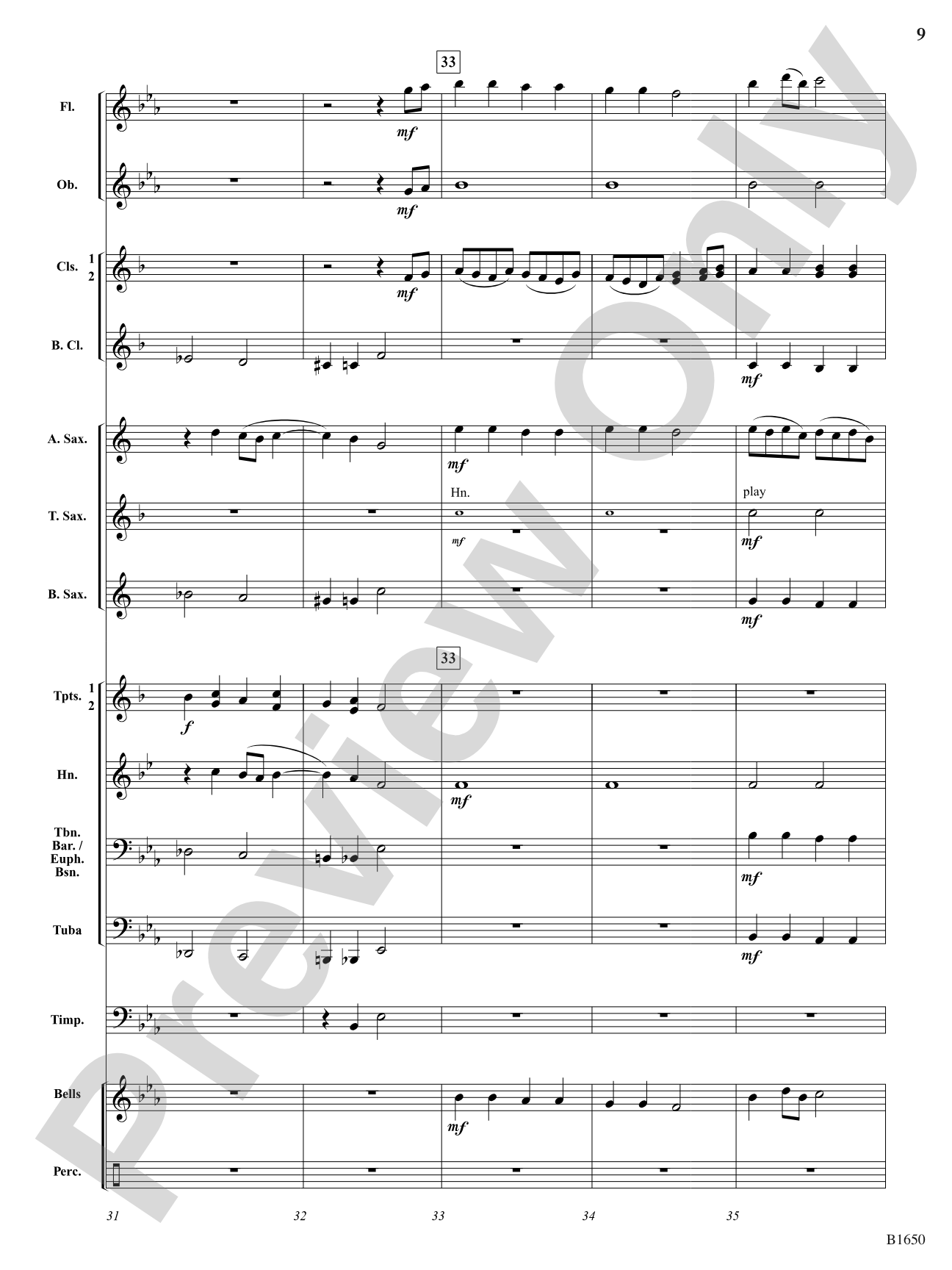 Starry Night: Concert Band Conductor Score & Parts