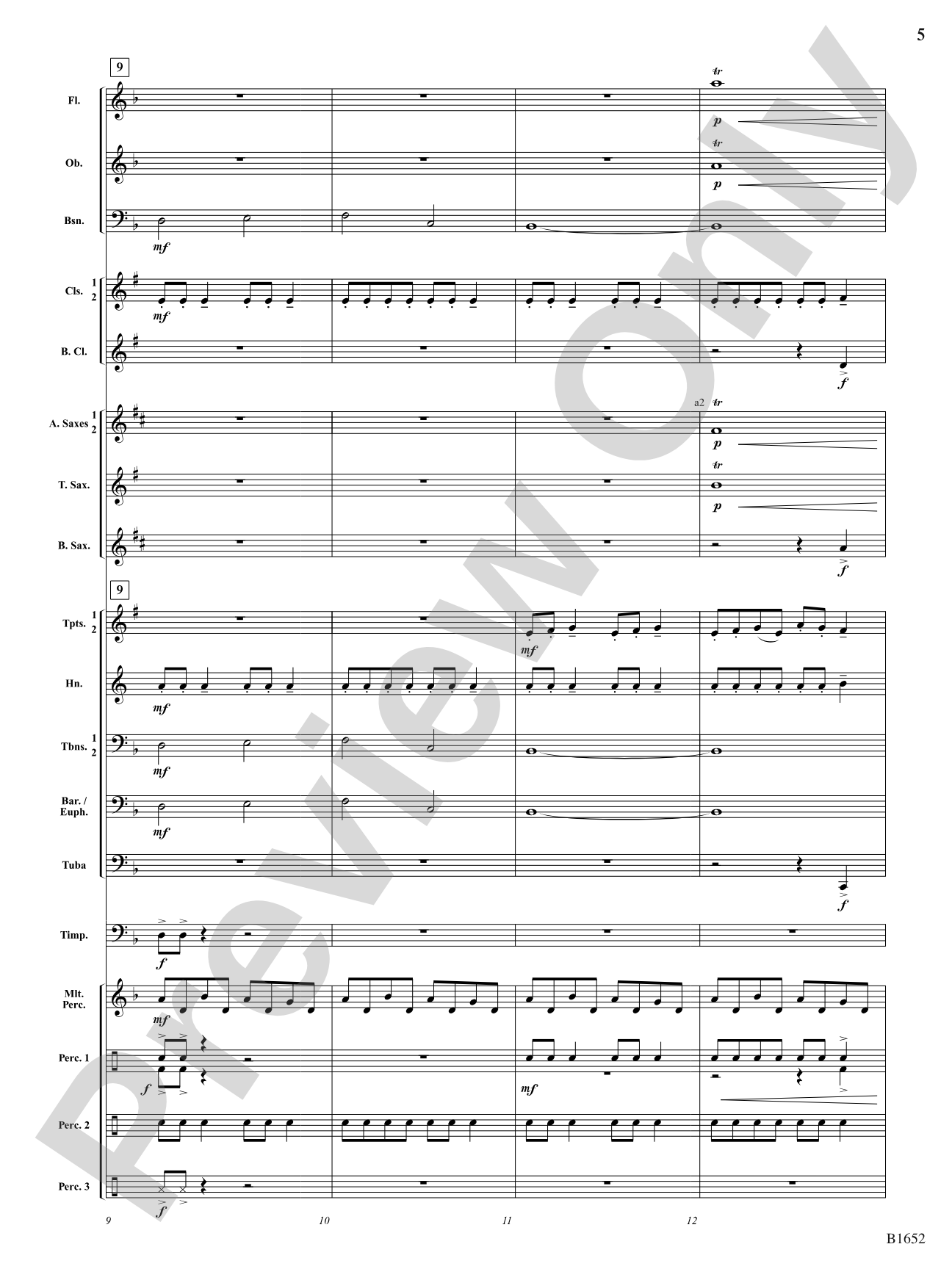Extremis: Concert Band Conductor Score & Parts