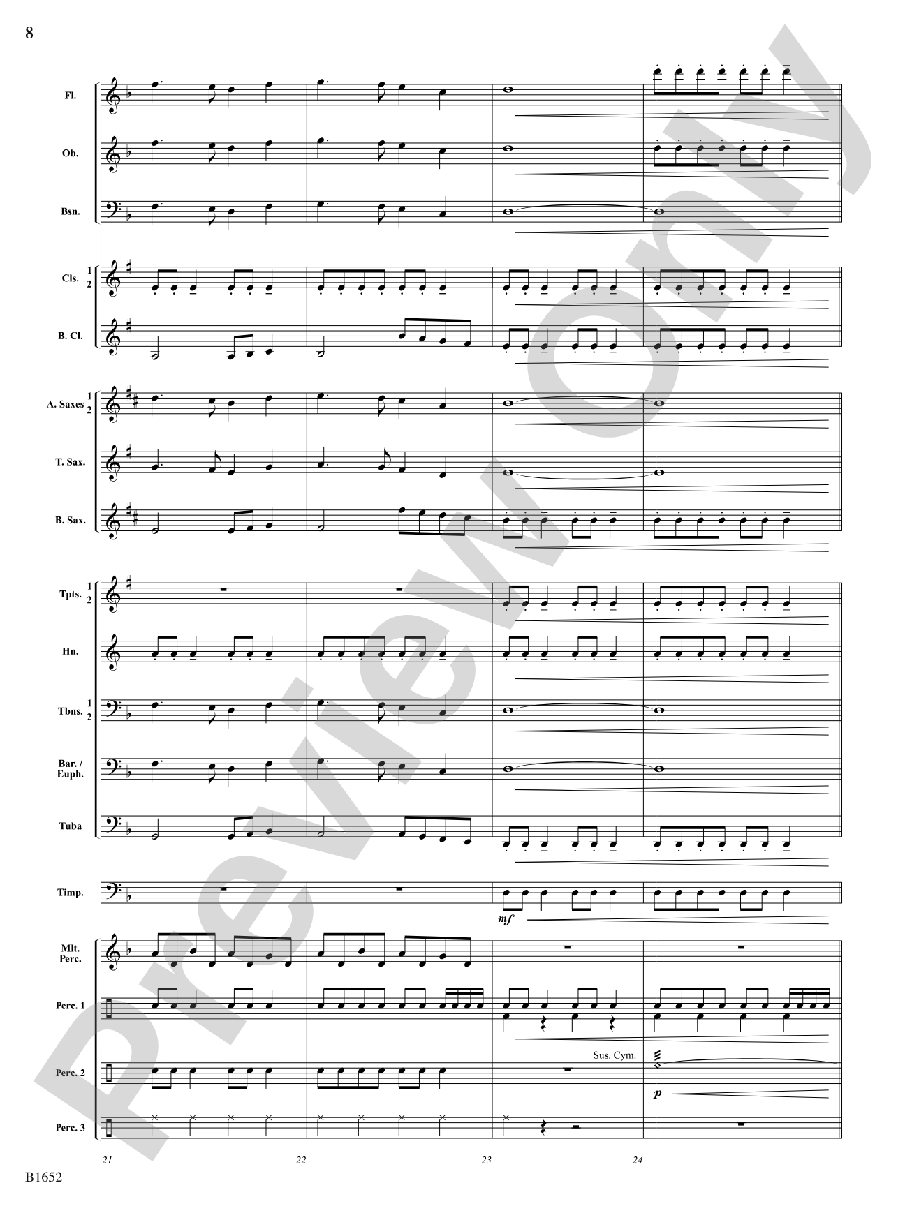 Extremis: Concert Band Conductor Score & Parts