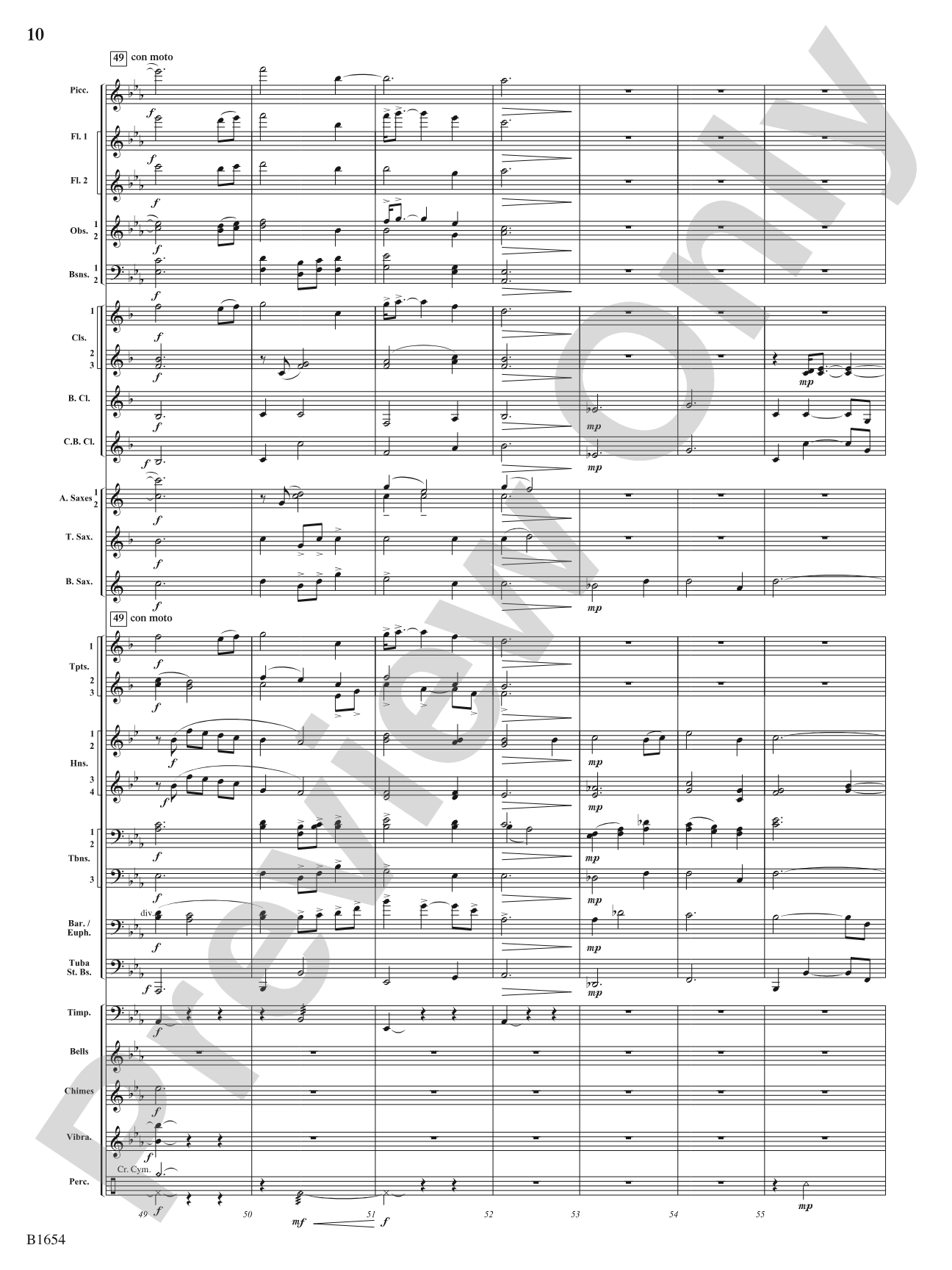Grace: Concert Band Conductor Score & Parts