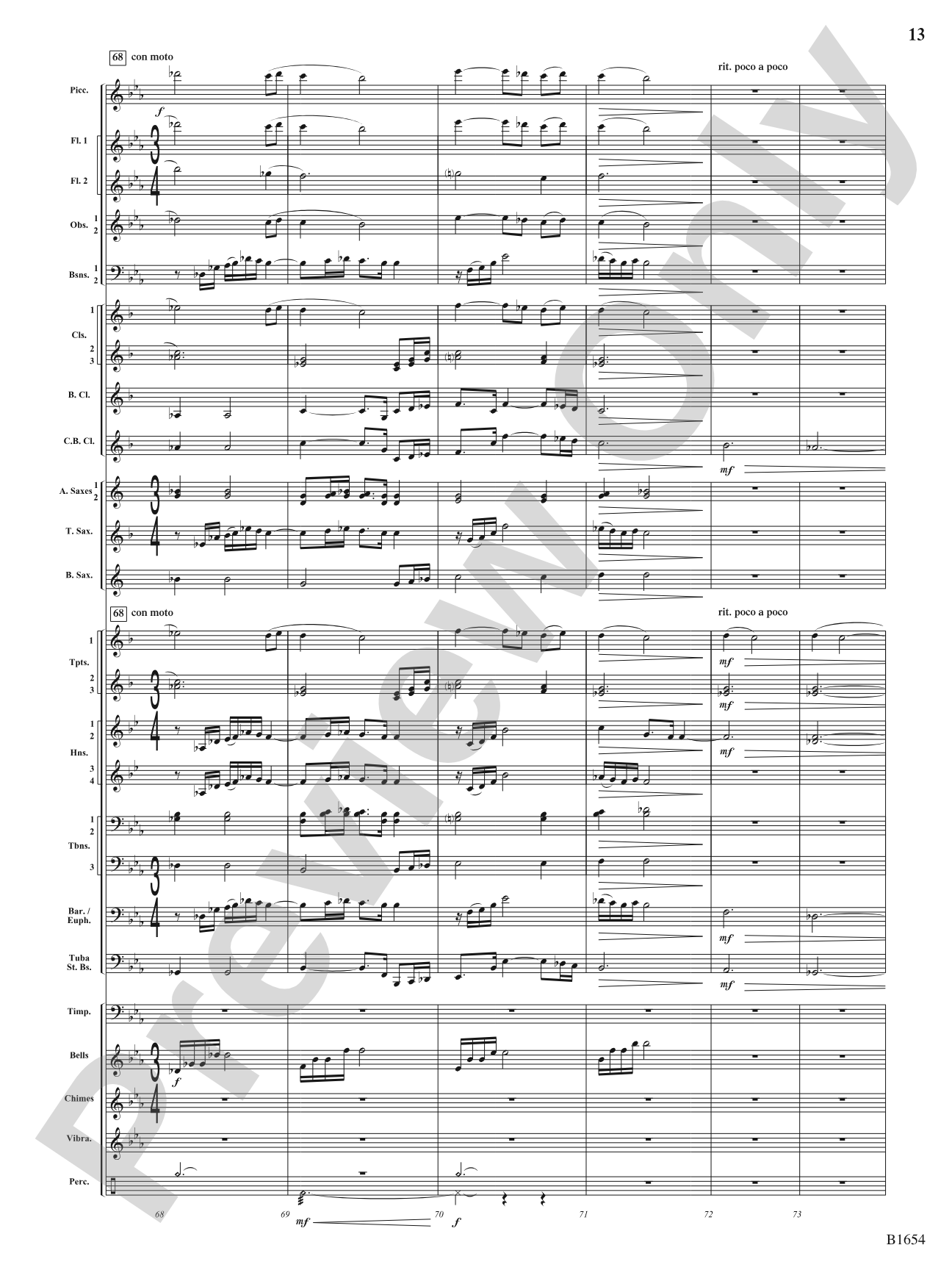Grace: Concert Band Conductor Score & Parts