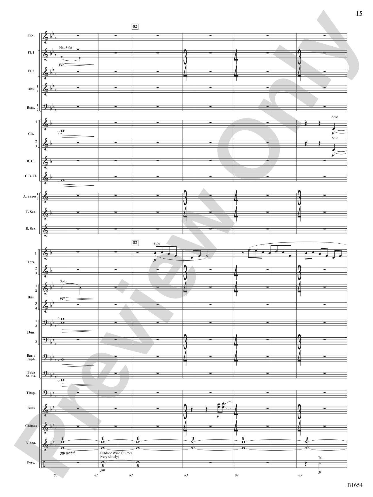 Grace: Concert Band Conductor Score & Parts