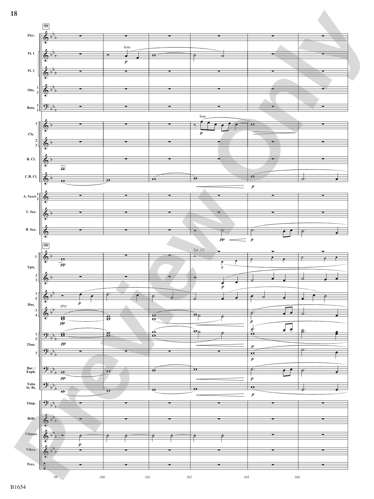 Grace: Concert Band Conductor Score & Parts