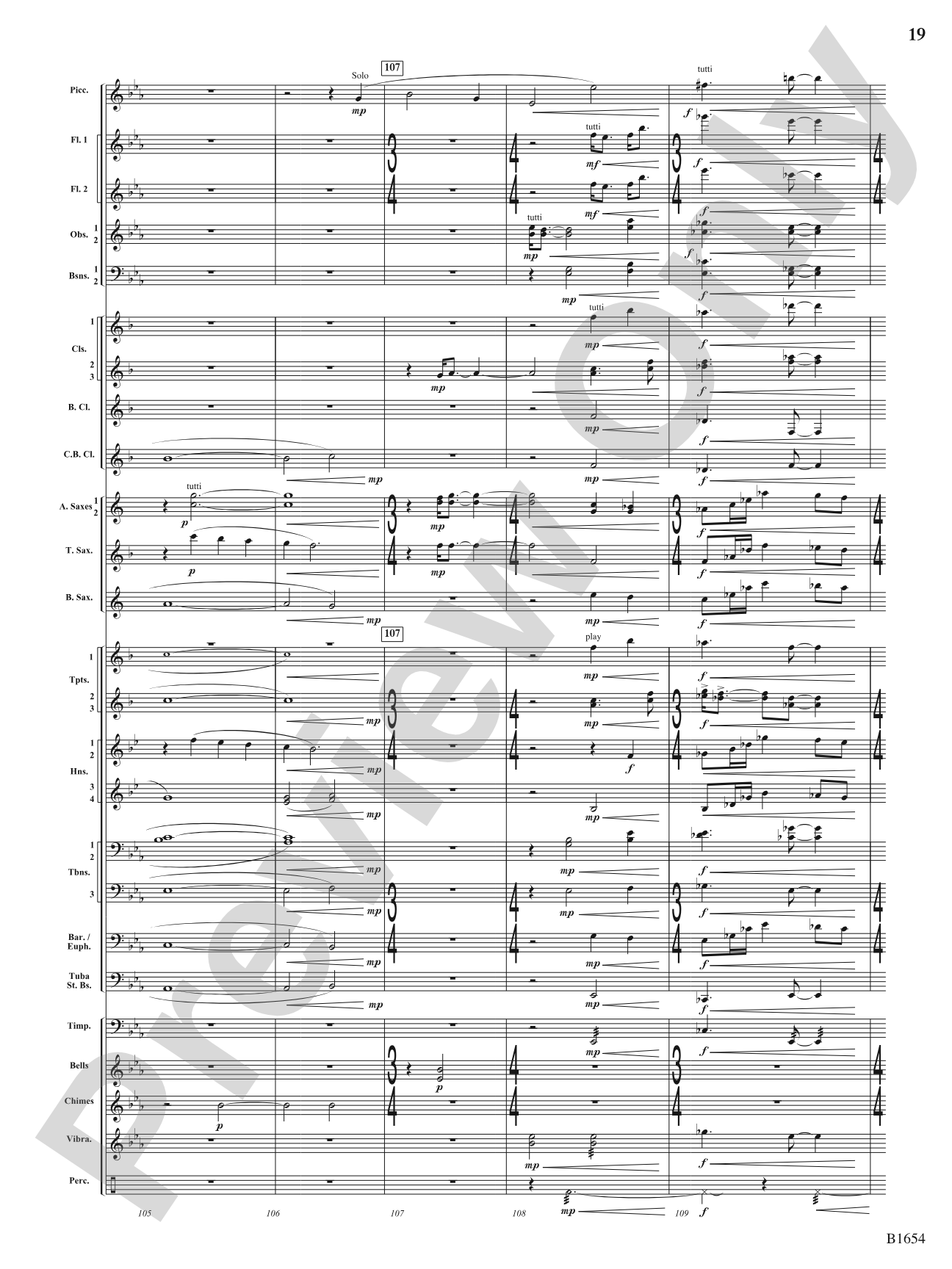 Grace: Concert Band Conductor Score & Parts